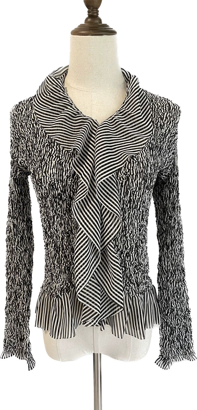 Issey Miyake Issey Miyake size:2 A long-sleeved grey main line top Size XS / US 0-2 / IT 36-38 - 1 Thumbnail