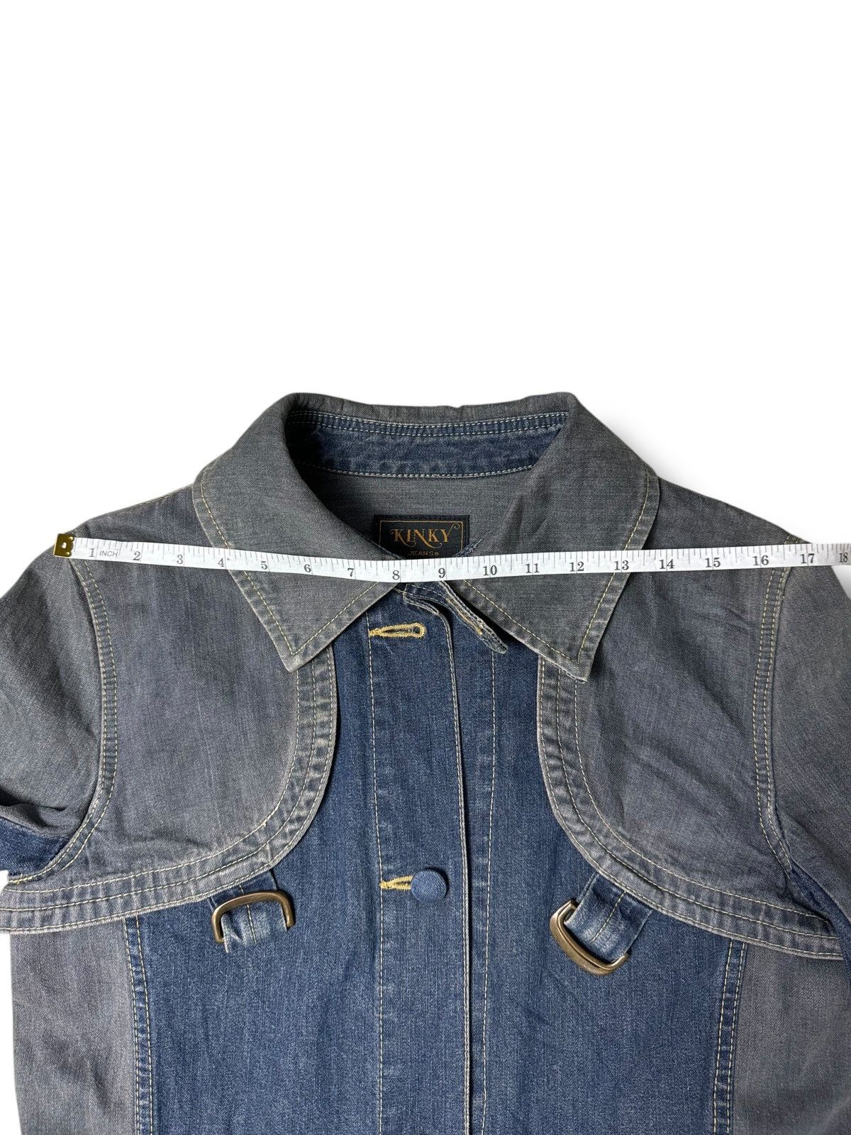 Hysteric Glamour Hysteric Glamour Denim Trench Coat Jumpsuit Size ONE SIZE - 22 Thumbnail