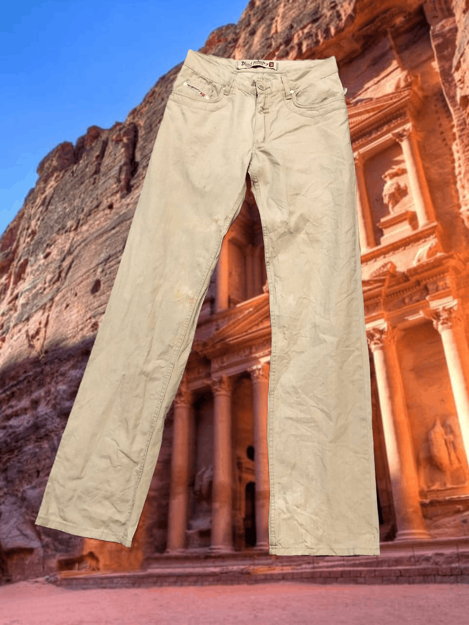 Diesel Vintage Diesel Industry jeans crazy Y2K streetwear Size US 30 / EU 46 - 1 Thumbnail