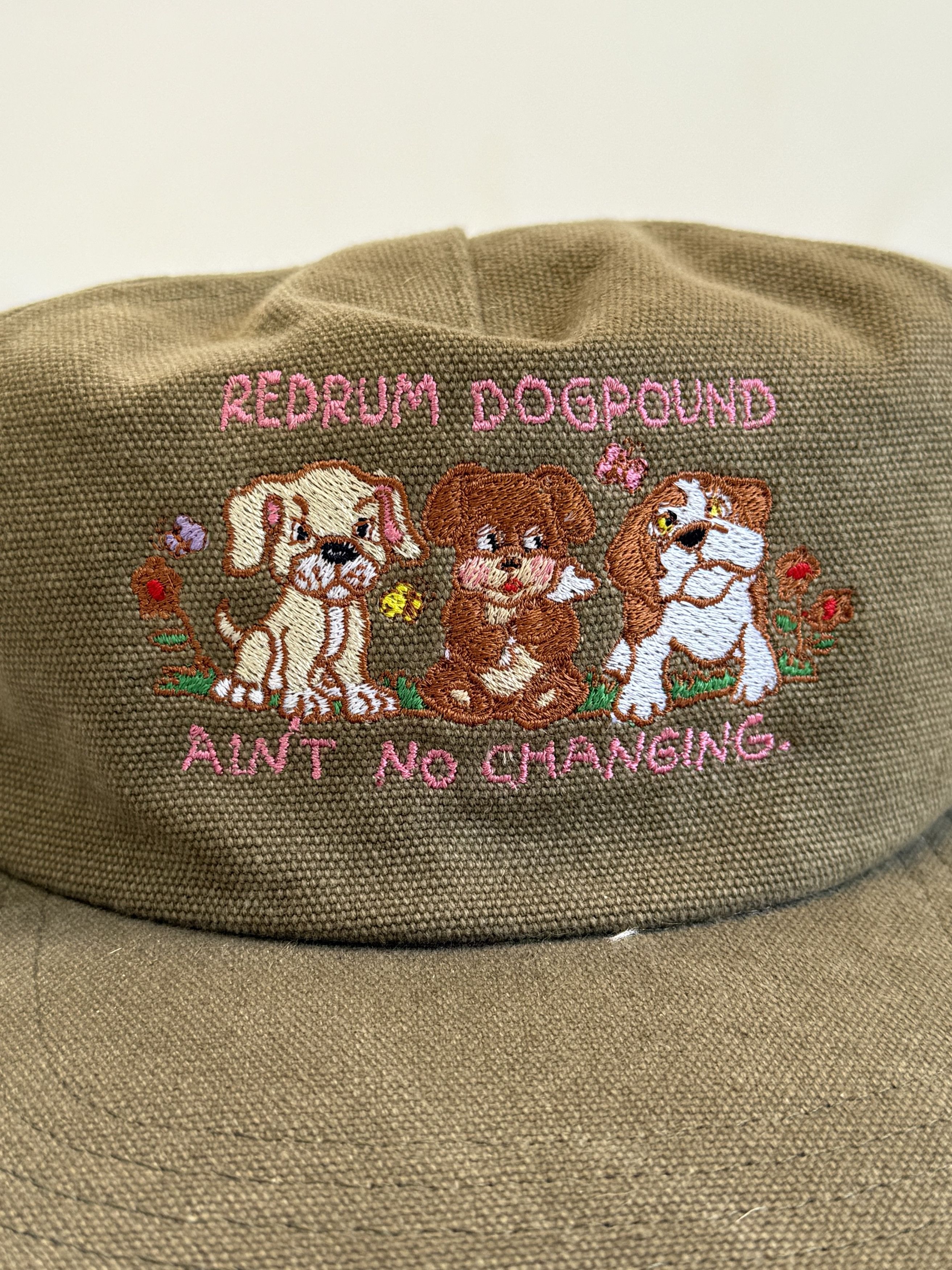 Redrum Dogpound Handmade Canvas Snapback Hat Size ONE SIZE - 3 Thumbnail