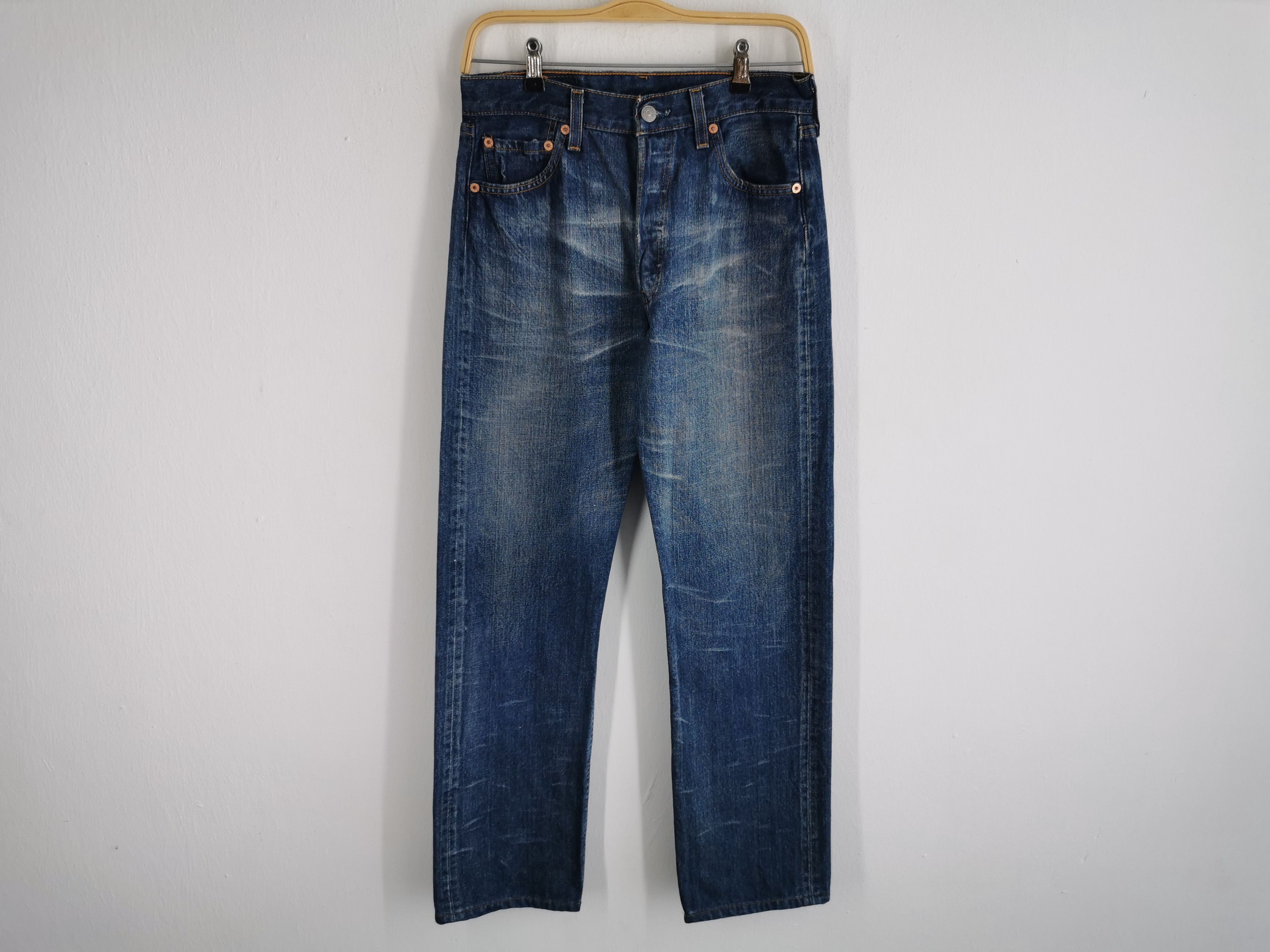 Levi's Vintage Levis Lot 501 Denim Jeans Made In USA Size 27/30x32 Size US 27 - 2 Thumbnail