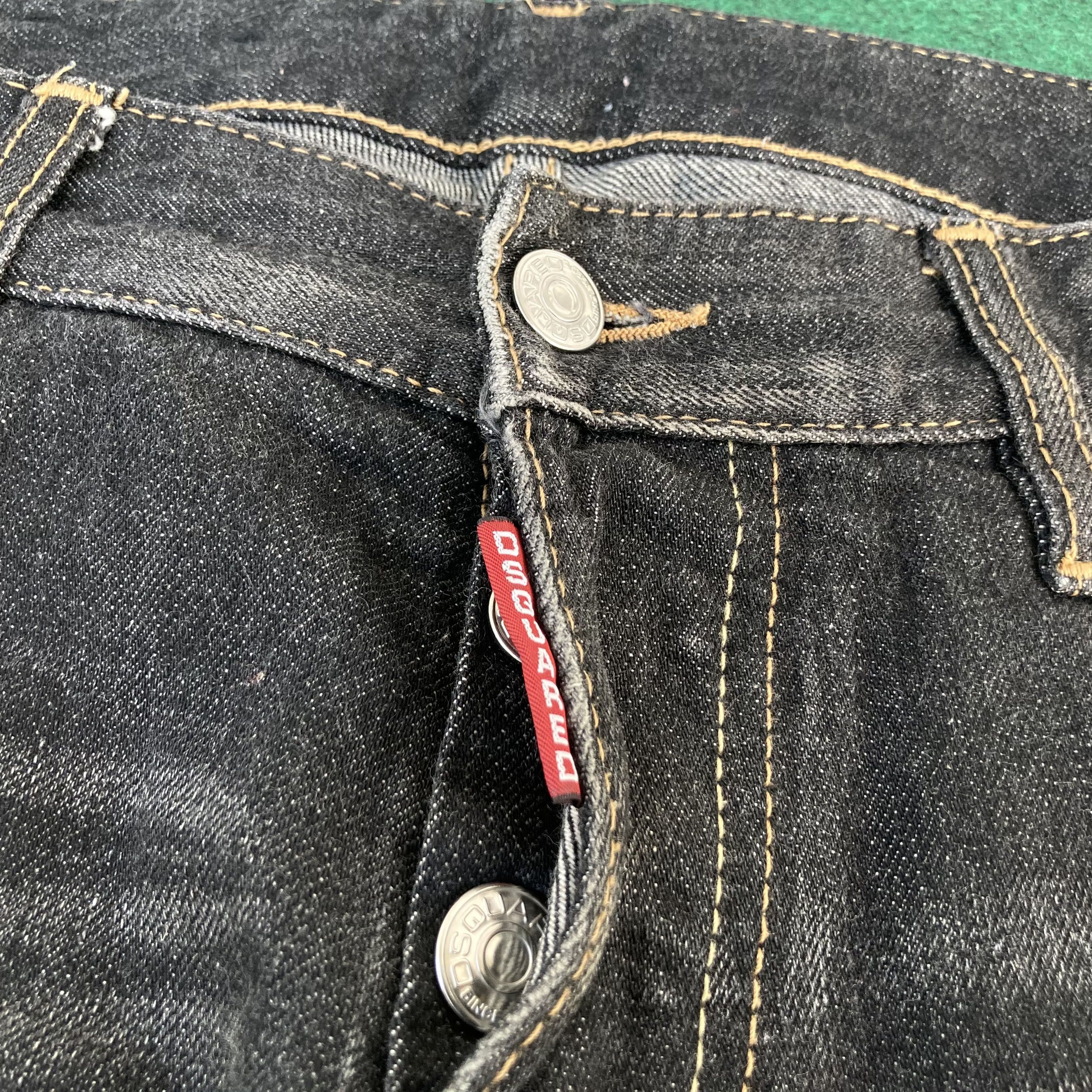 Dsquared2 × Japanese Brand 31x33 Vtg DSQUARED 2 Denim Italy Rips Distressed Pant Jeans Size US 31 - 4 Thumbnail