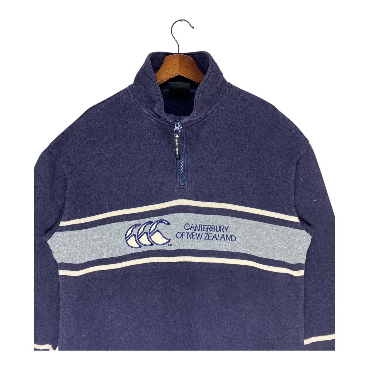 Canterbury of New Zealand Vintage Canterbury Of New Zealand Sweatshirt Quarter Zip Size US L / EU 52-54 / 3 - 2 Thumbnail