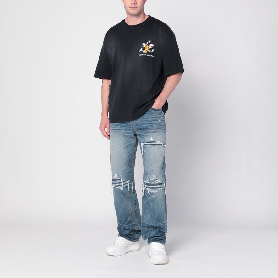 Amiri o1d2blof0226 Cotton T-Shirt in Black Size US L / EU 52-54 / 3 - 5 Thumbnail