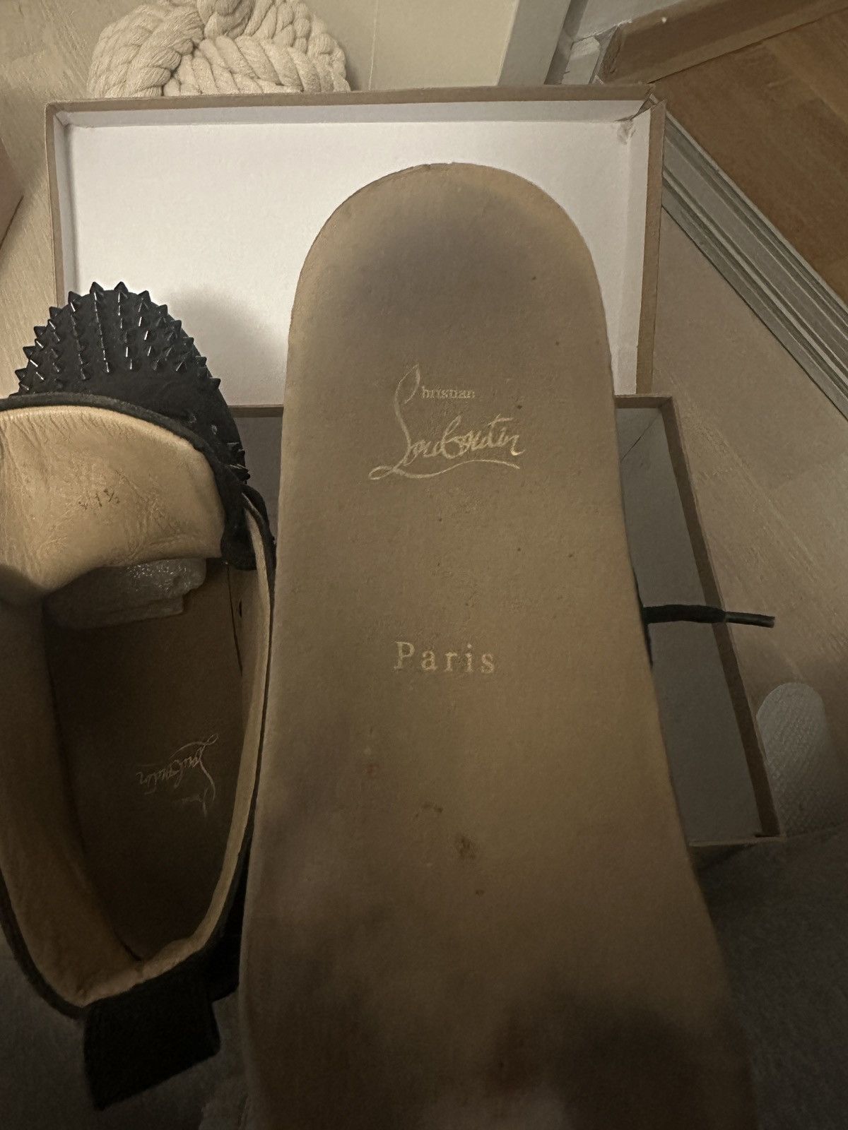 Christian Louboutin Christian Louboutin high top spikes sneaker black Size US 8.5 / EU 41-42 - 8 Thumbnail