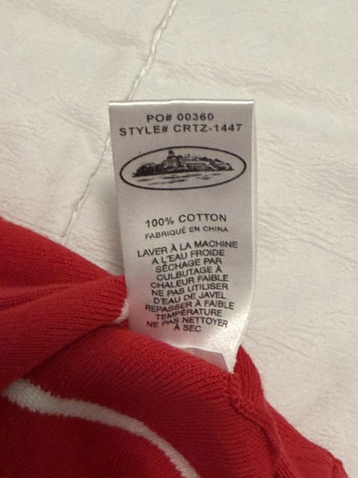 Corteiz Corteiz Monde Knit LS Jersey (Red) Size L – Brand New Size US L / EU 52-54 / 3 - 7 Thumbnail