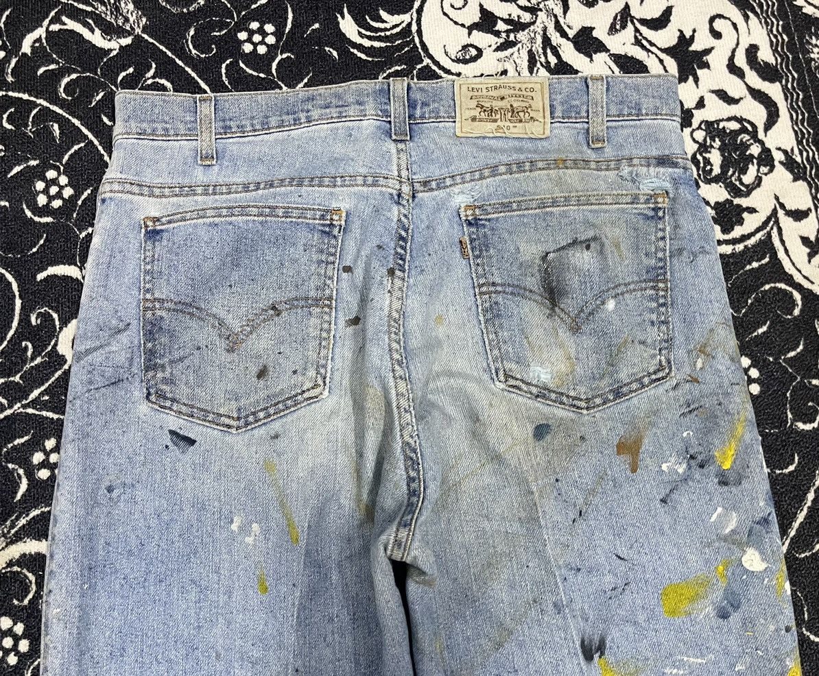 Levi's 90s LEVIS 540 BAGGY JEANS SPLASH PAINT JEANS 34x32 Size US 34 / EU 50 - 16 Thumbnail