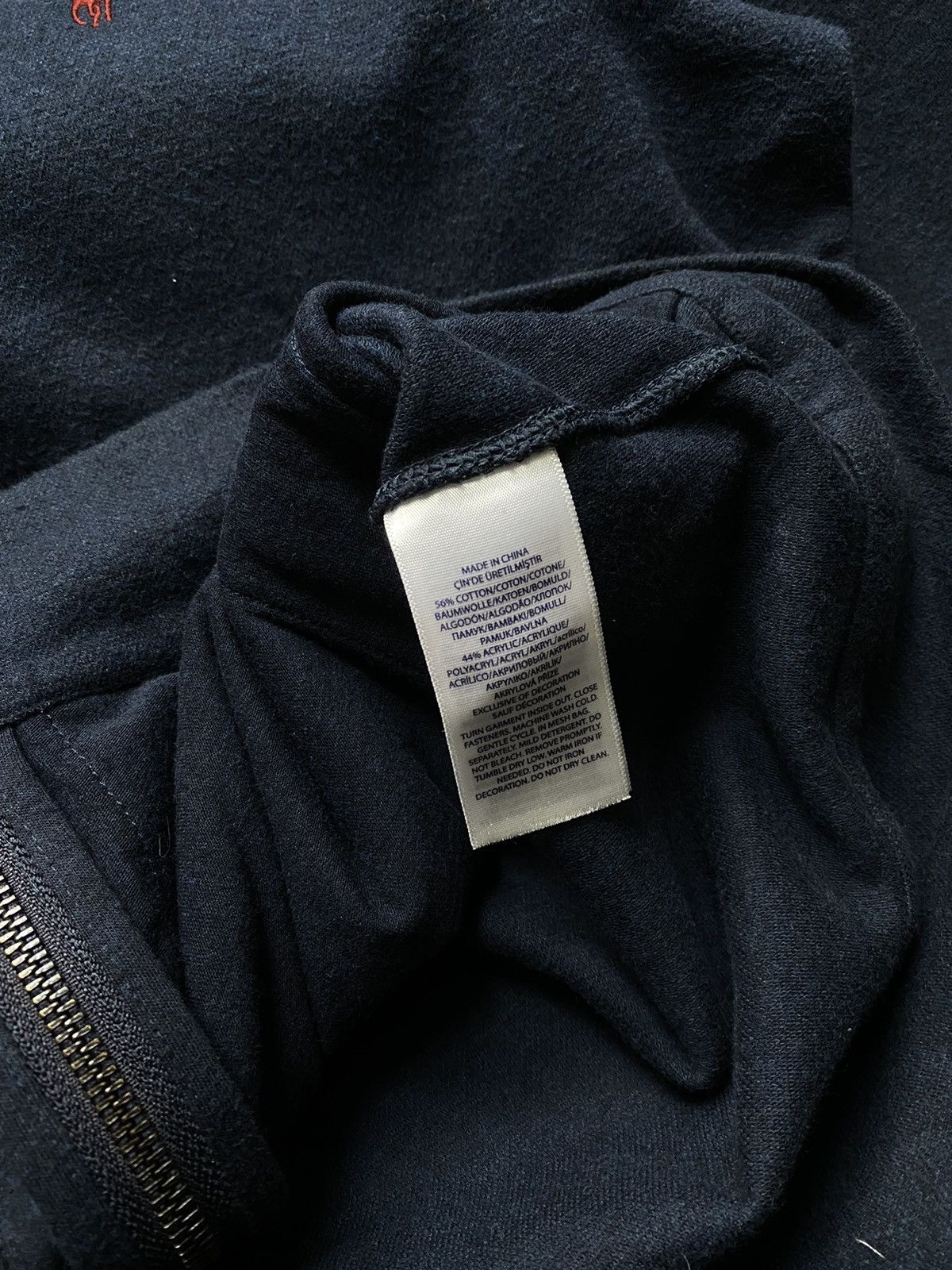 Polo Ralph Lauren × Vintage Polo Ralph Lauren VNTG Mini Logo Full Zip Sweater Jacket Size US L / EU 52-54 / 3 - 7 Thumbnail