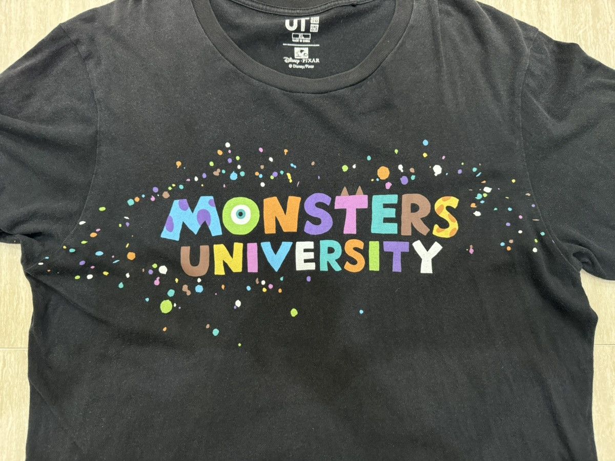 Disney Monster University Disney/Pixar x Uniqlo Black shirt XL size Size US XL / EU 56 / 4 - 3 Thumbnail