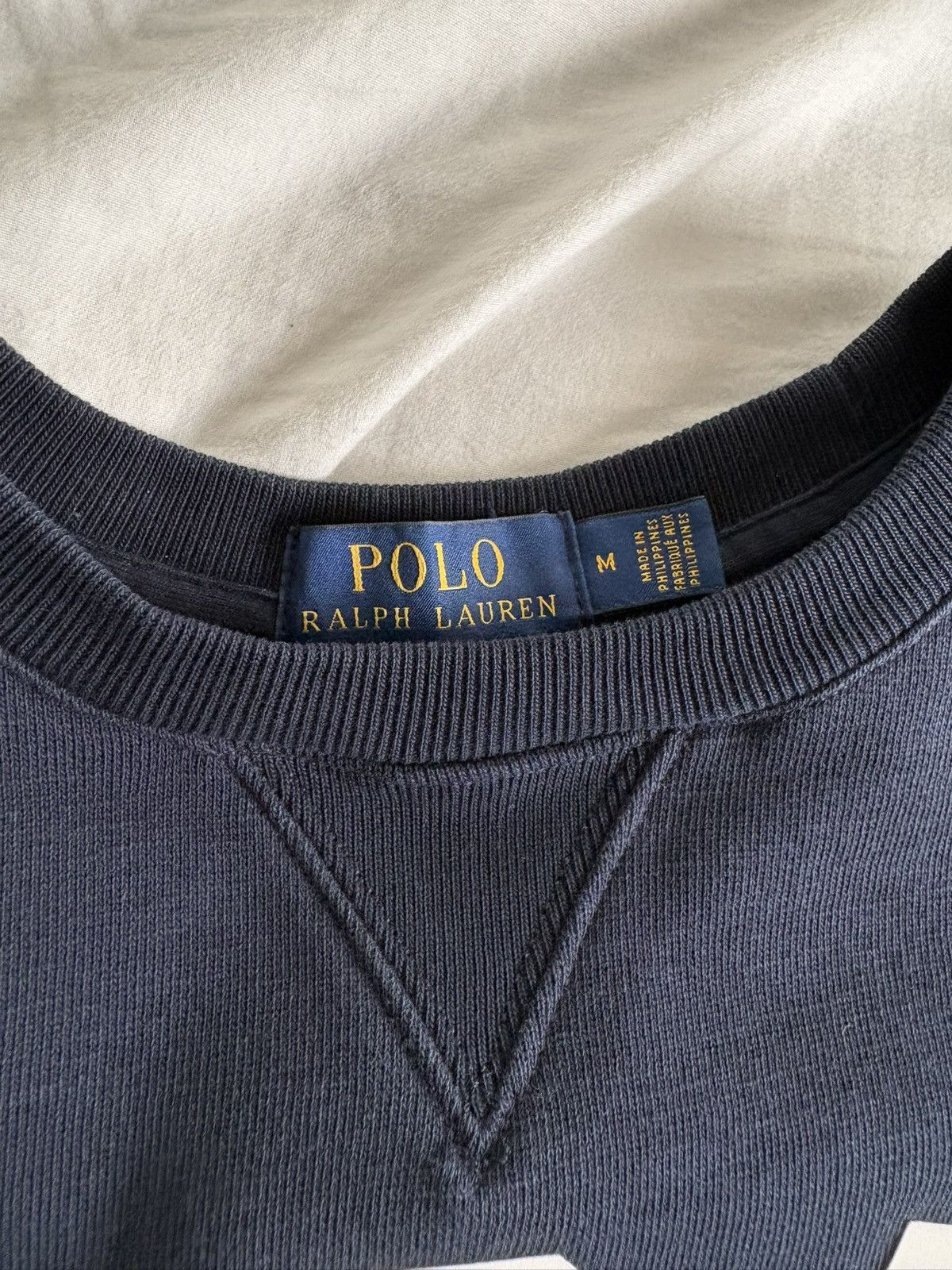 Polo Ralph Lauren Polo Ralph Lauren USA Flag Sweatshirt – Navy / Classic Fit Size US M / EU 48-50 / 2 - 2 Thumbnail