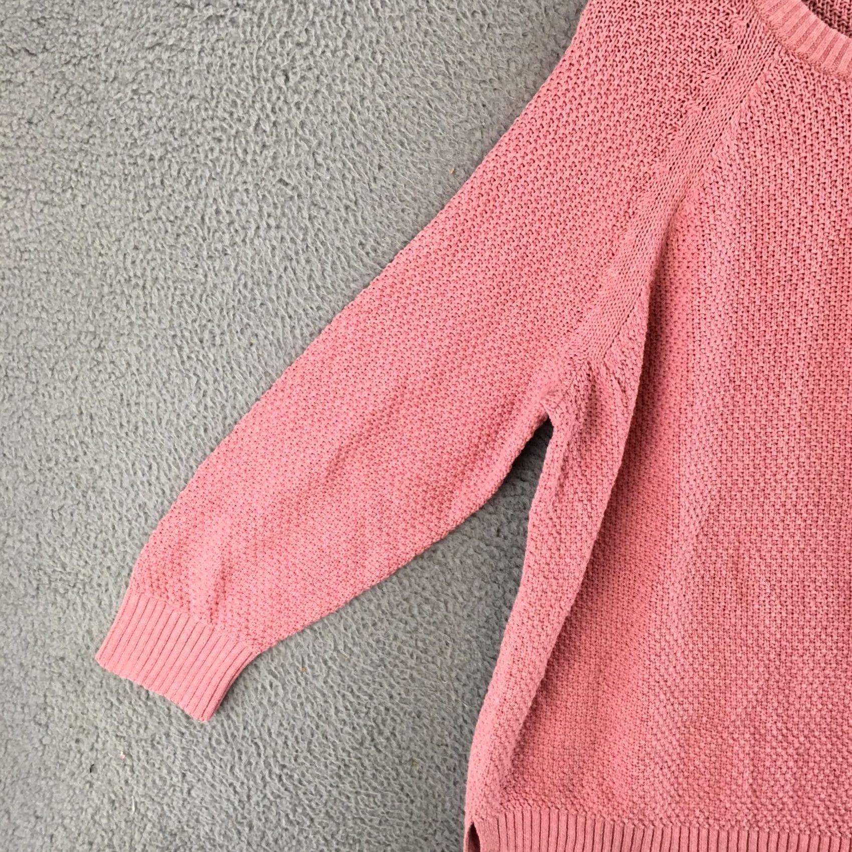 Old Navy Old Navy Sweater Womens XL Crew Neck Long Sleeve Pullover Cotton Blend Pink NEW Size XL / US 12-14 / IT 48-50 - 4 Thumbnail