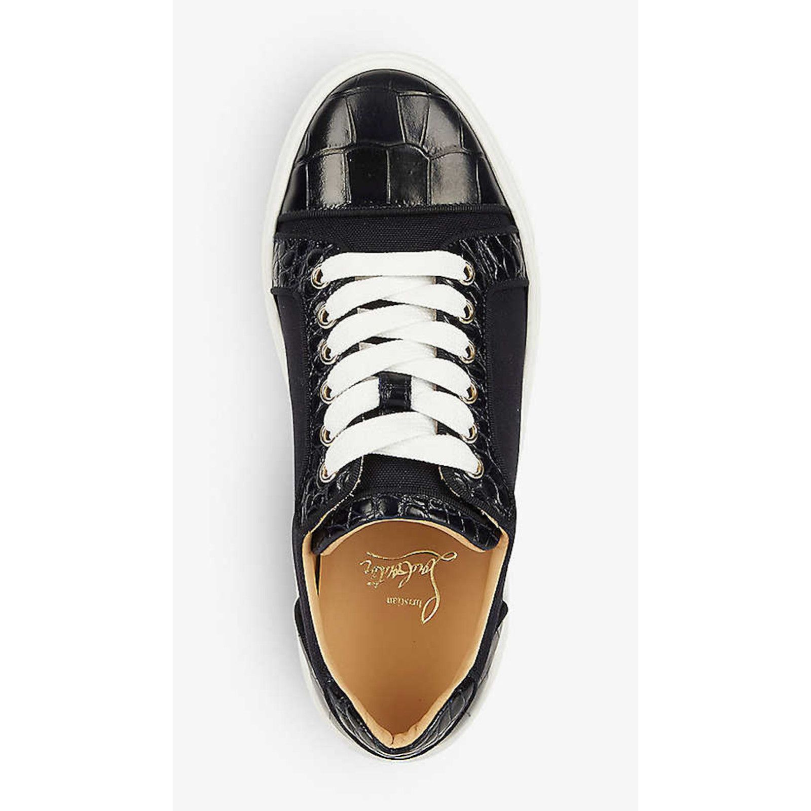 Christian Louboutin Christian Louboutin Blue Flat Lace Up Low Top Sneaker 36.5 Size US 6.5 / IT 36.5 - 6 Thumbnail