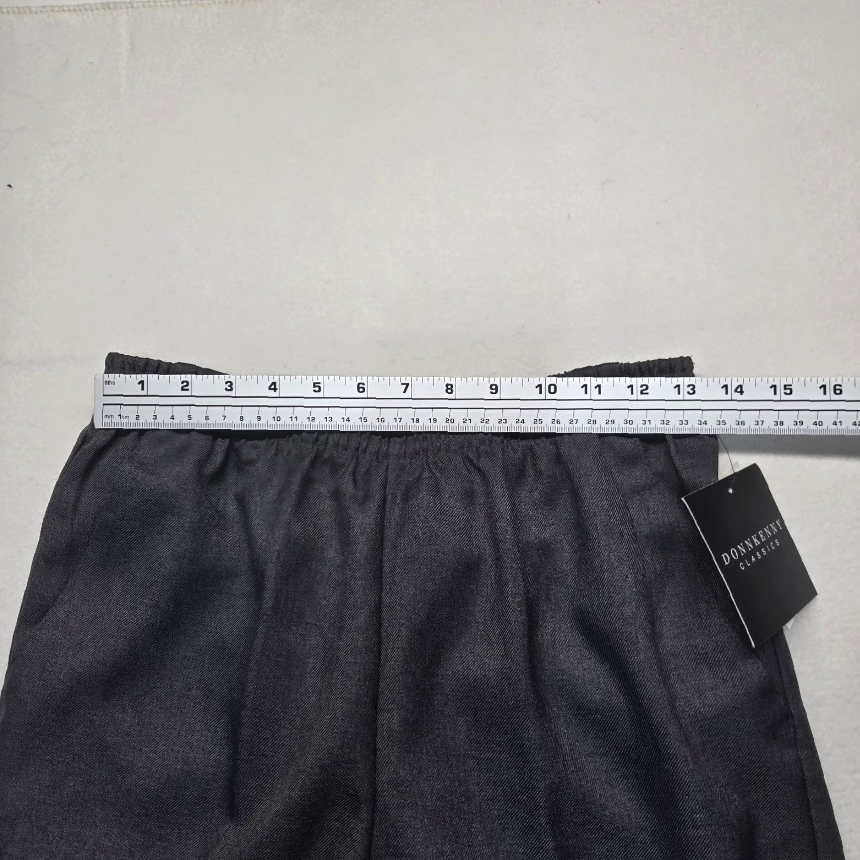 Vintage VINTAGE DonnKenny Classics Solid Dark Gray Dress Pants Women 14 Regular High Rise Straight Gray Classic Pants Womens 14S Size 36" / US 14 / IT 50 - 5 Thumbnail