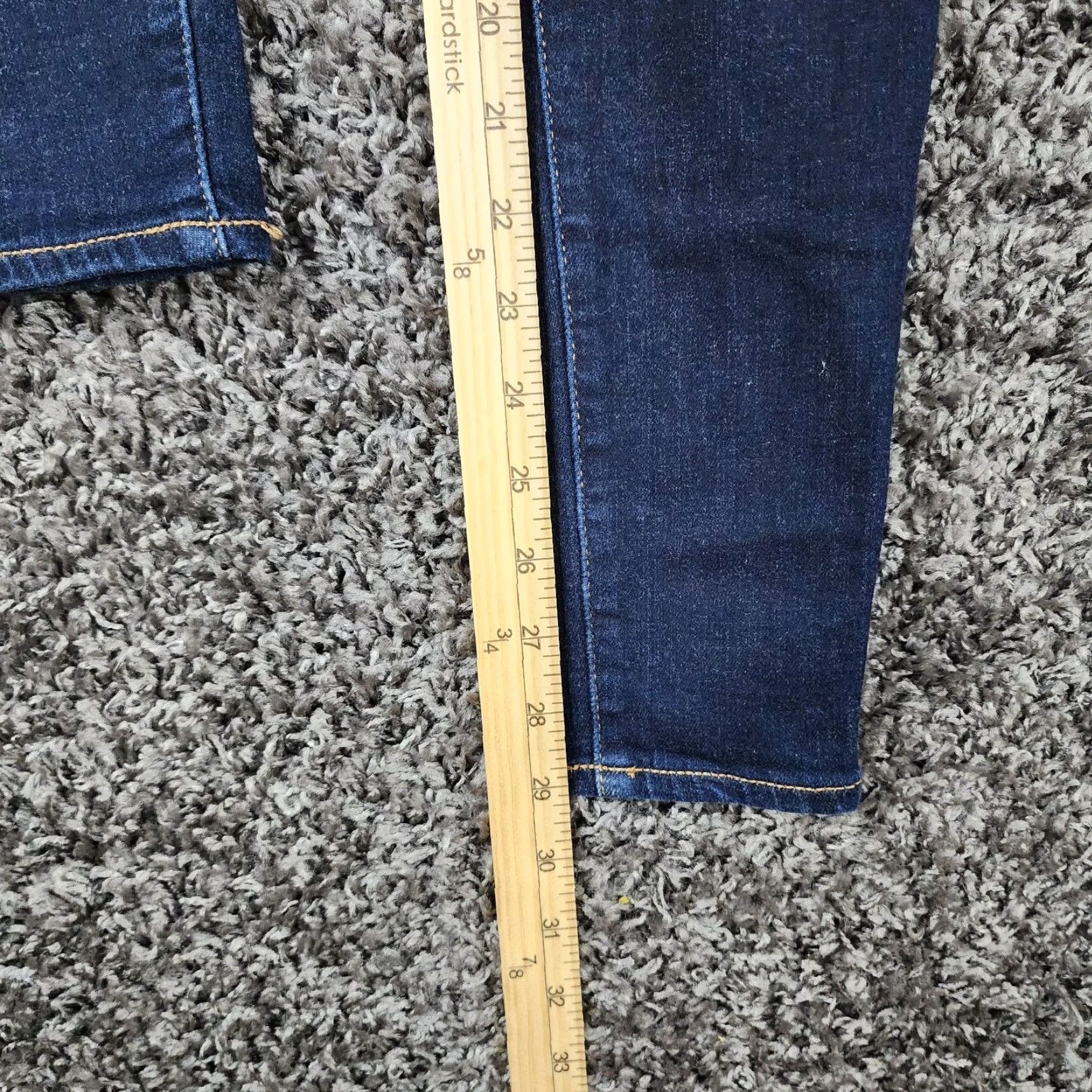 American Eagle Outfitters AMERICAN EAGLE Womens Dark Wash High Rise Jeggings Size 2 Blue Size 26" / US 2 / IT 38 - 5 Thumbnail