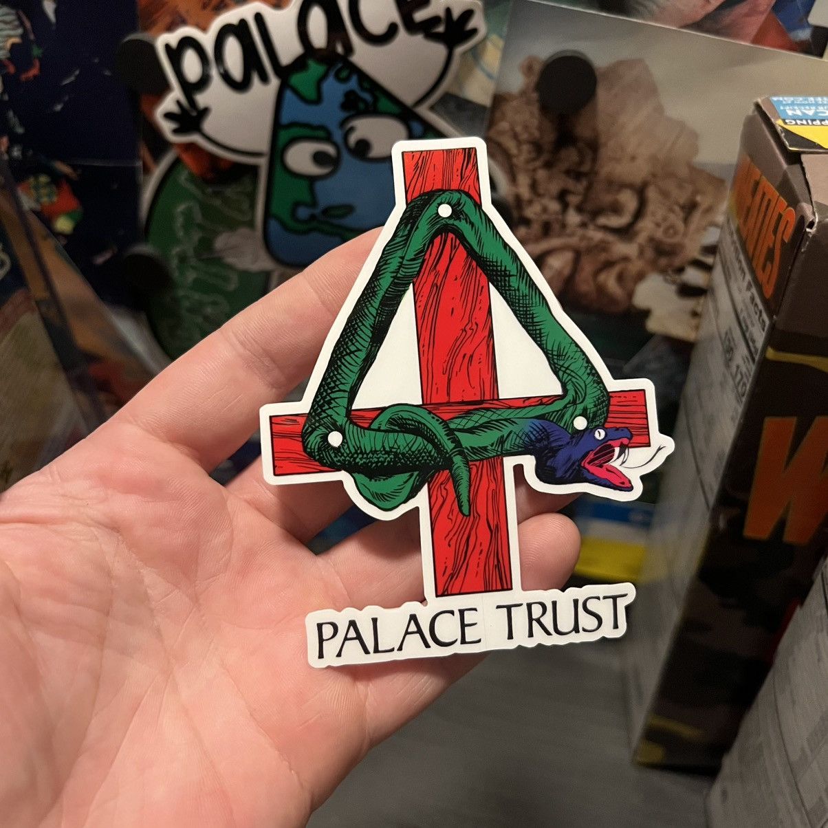 Palace Palace Trust Sticker Size ONE SIZE - 2 Thumbnail