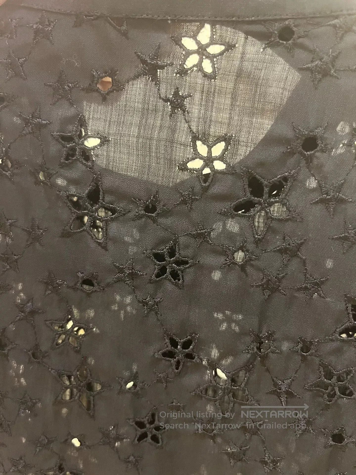 Saint Laurent Paris Saint Laurent Black Star Embroidery Shirt. Size US M / EU 48-50 / 2 - 6 Thumbnail