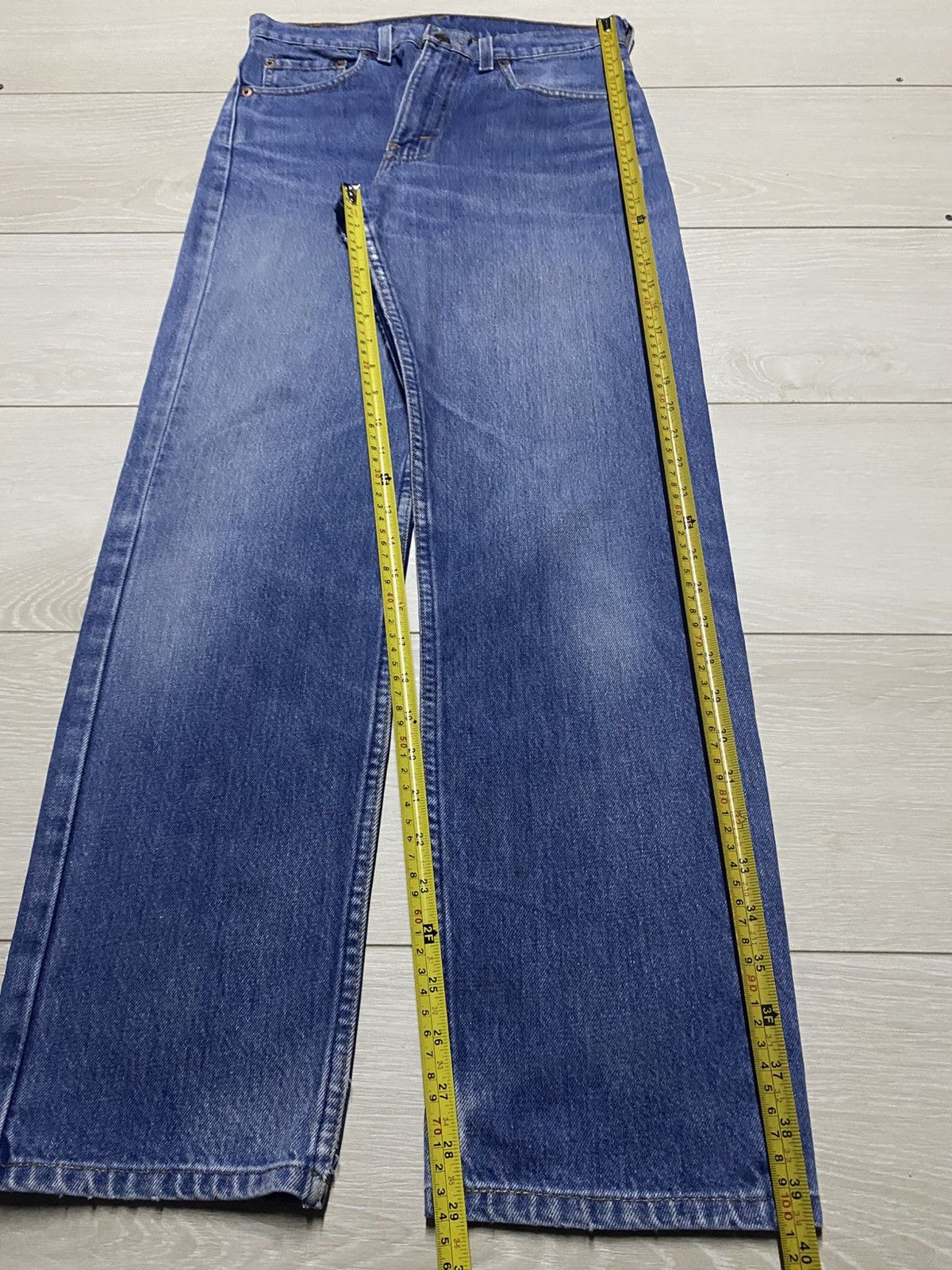 Levi's Vintage Levis 501 90s Blue Wash Distressed Jeans Size US 29 - 15 Thumbnail