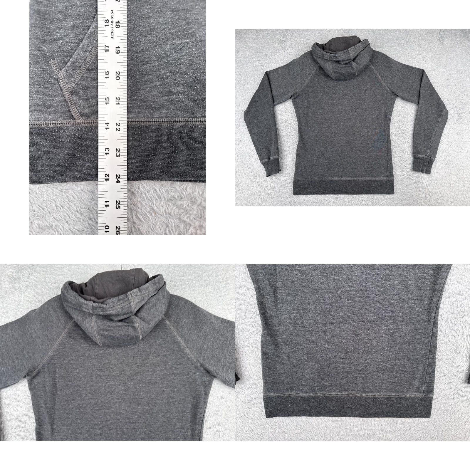 The North Face The North Face Jacket Womens Small Gray Pullover Hooded Hoodie Jersey Cotton Size S / US 4 / IT 40 - 9 Thumbnail