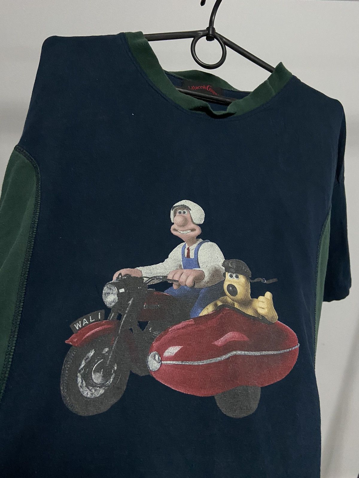 Vintage Wallace & Gromit big logo moto t shirt Size US L / EU 52-54 / 3 - 3 Thumbnail