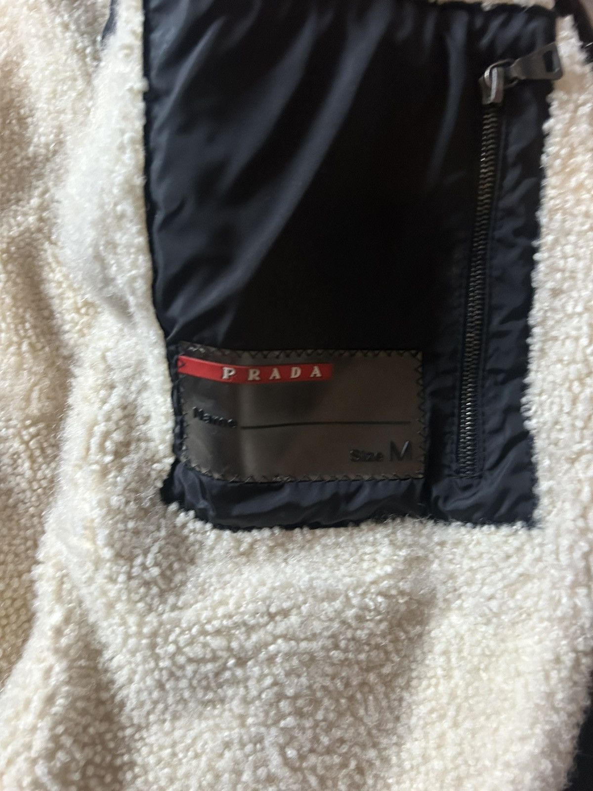 Prada Prada Shearling and Suede Aviator Jacket Size US M / EU 48-50 / 2 - 15 Thumbnail