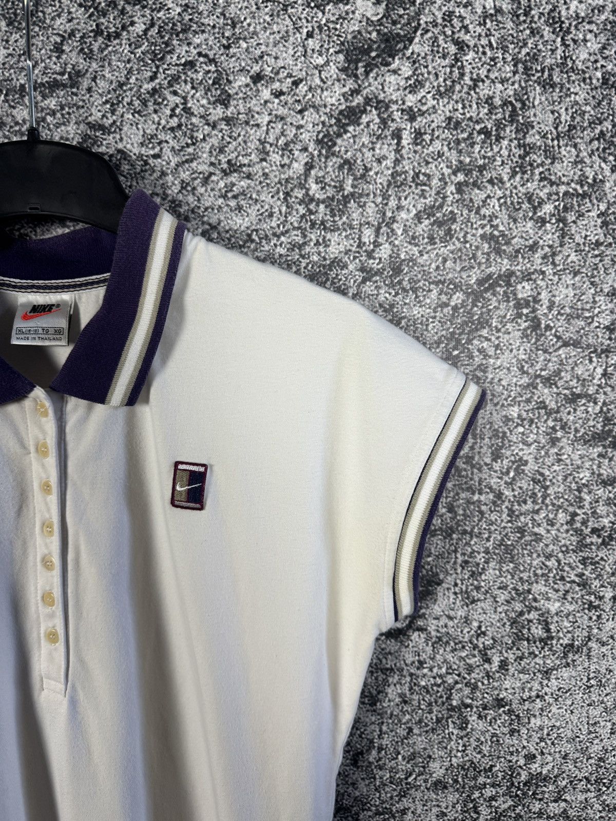 Nike Women’s Vintage Nike Dri Fit Court Tennis Polo Shirt Rare Xl Size XL / US 12-14 / IT 48-50 - 2 Thumbnail