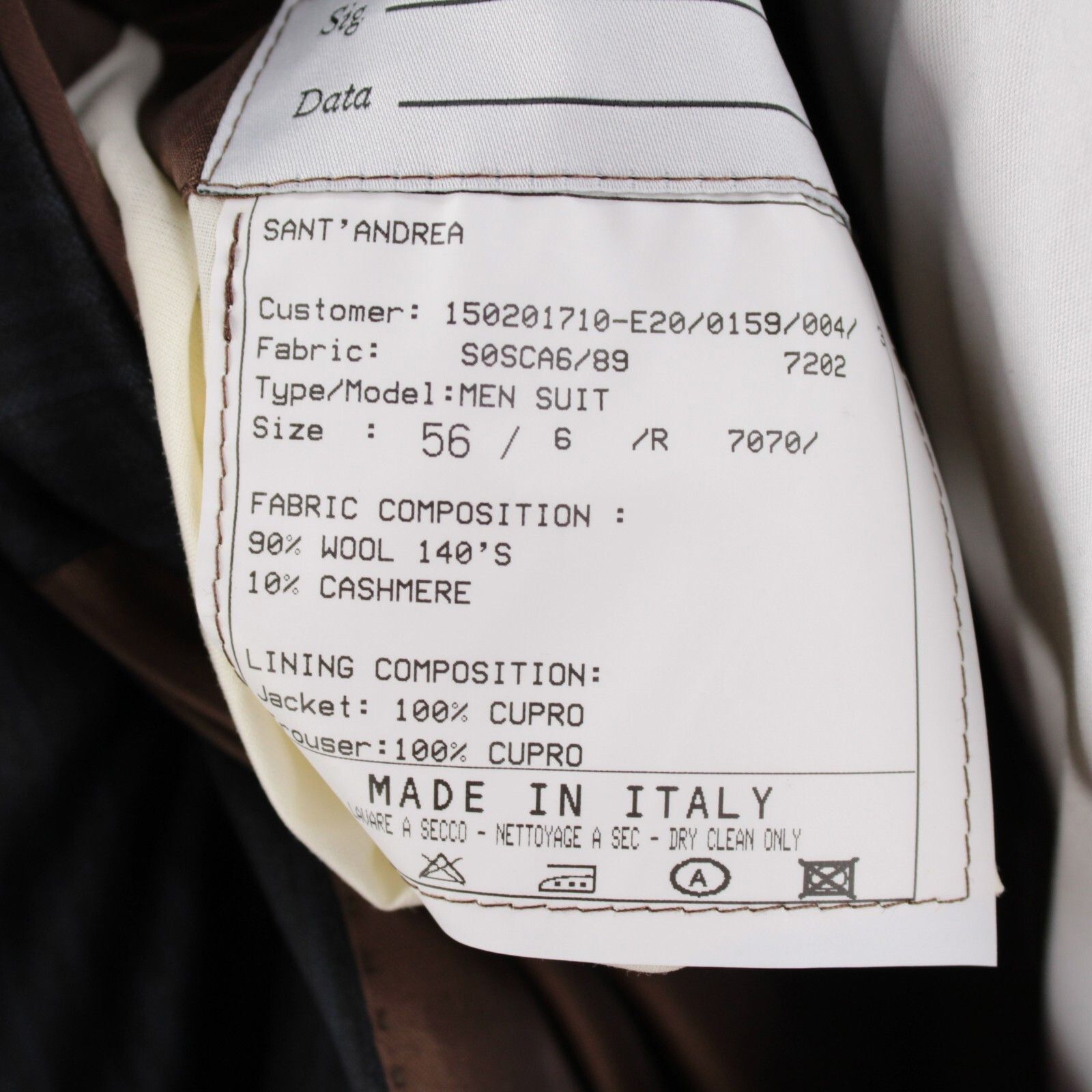 Other Sant'Andrea Suit Size US 46 Regular in Gray Size 46R - 9 Thumbnail