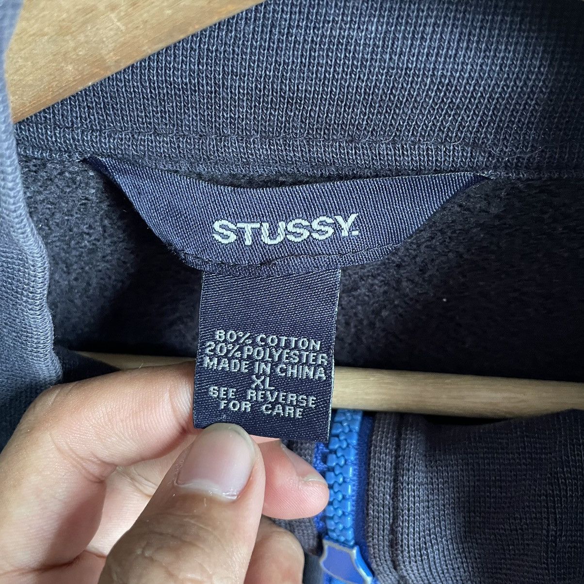 Stussy × Vintage Vintage Distressed Stussy 21 Jacket Size US XL / EU 56 / 4 - 6 Thumbnail