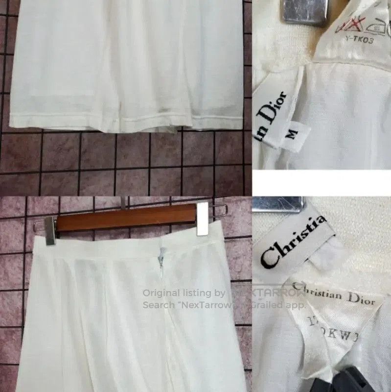 Dior Dior Women's Casual Pants in White . Size 26" / US 2 / IT 38 - 5 Thumbnail