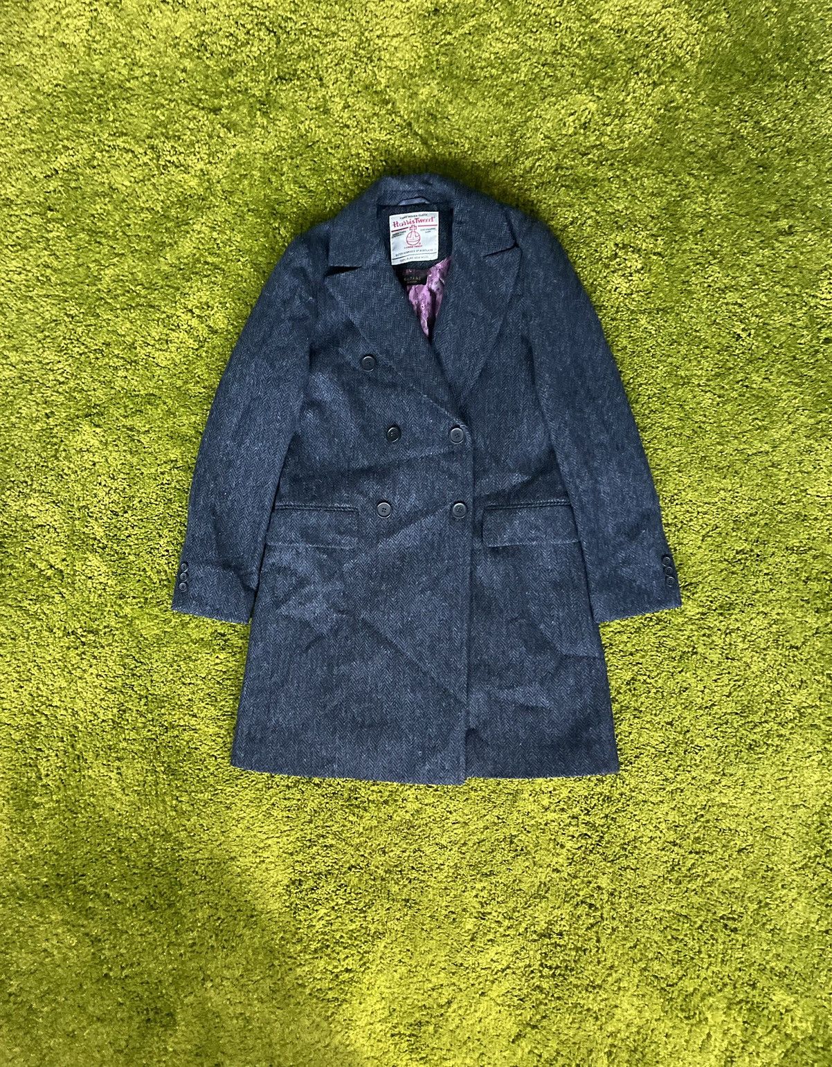 Designer × Harris Tweed Kiltane x Harris Tweed wool coat jacket Size L / US 10 / IT 46 - 1 Thumbnail