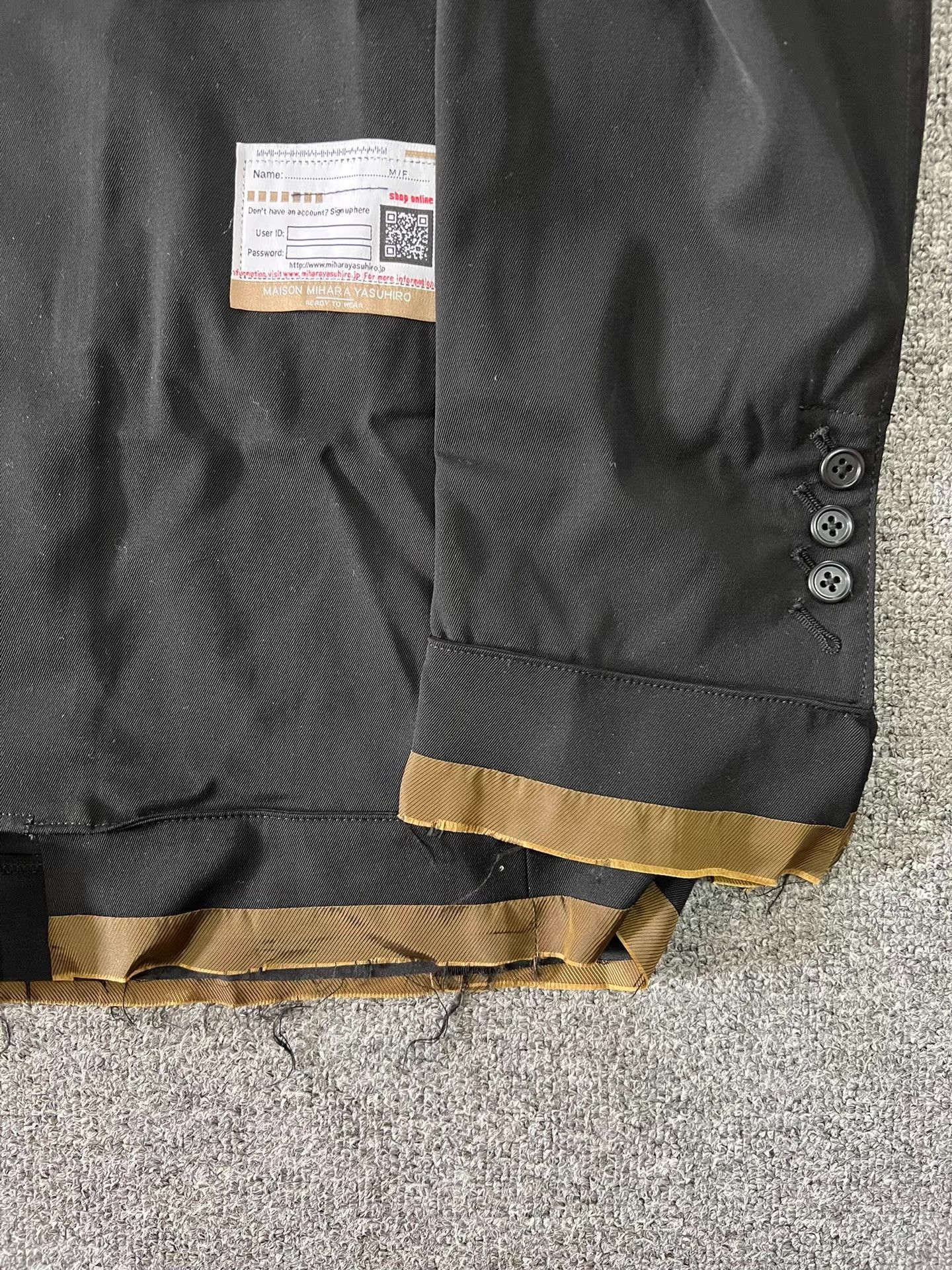 Maison MIHARA YASUHIRO Mihara Yasuhiro MMY blazer 22AW Q7 Size 48R - 5 Thumbnail