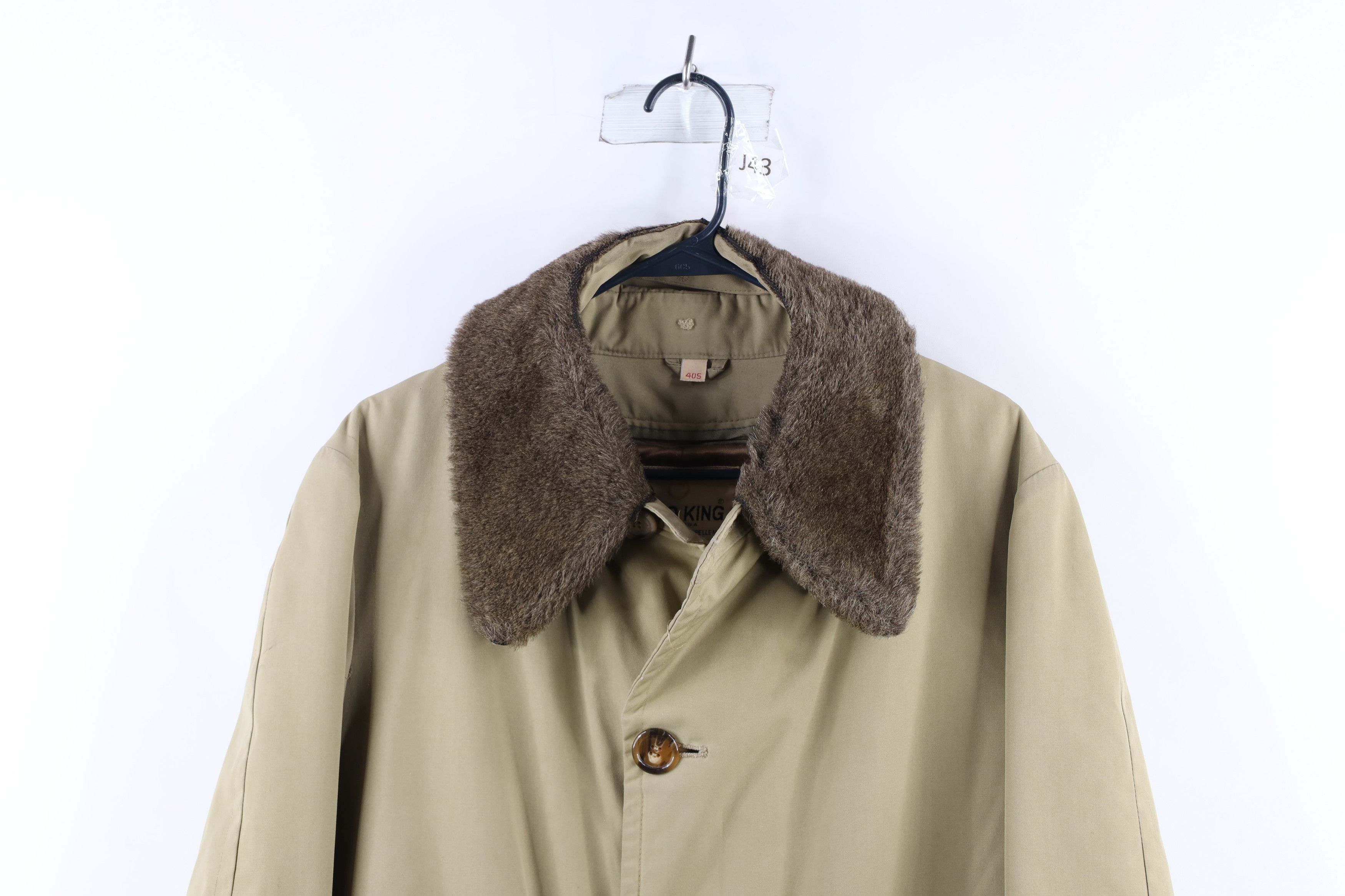 Vintage Vintage 70s Streetwear Lined Collared Trench Coat Jacket USA Size US S / EU 44-46 / 1 - 2 Thumbnail