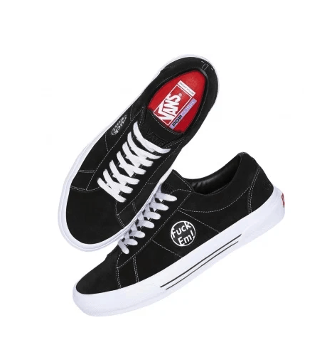 Supreme × Vans Supreme Vans Sid Fuck Em! Black Size 11 SS24 Size US 11 / EU 44 - 3 Thumbnail