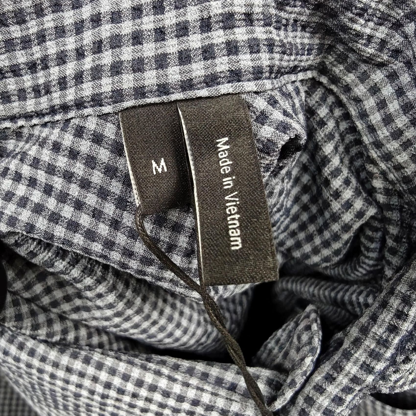 Theory Theory Shirt Mens Medium Blue Gingham Seersucker Long Sleeve Button Up MSRP 225 Size US M / EU 48-50 / 2 - 5 Thumbnail