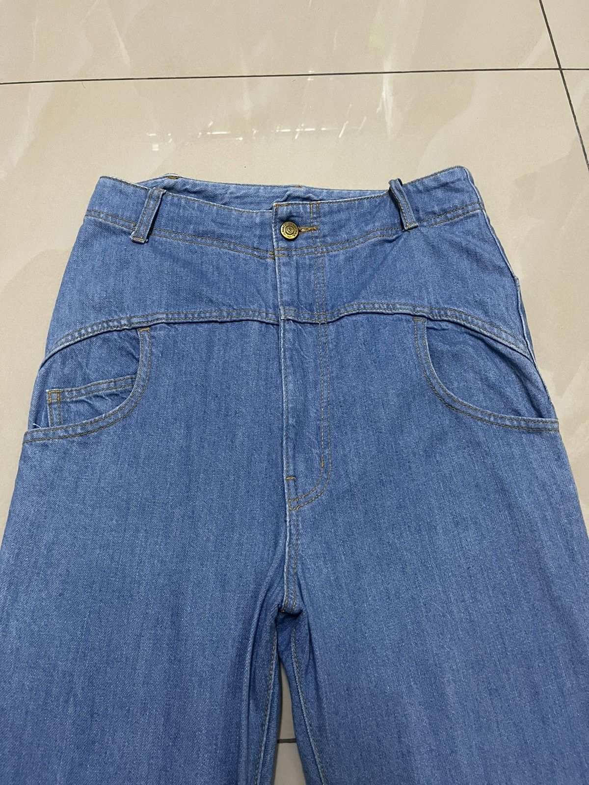 mercibeaucoup Vintage mercibeaucoup issey miyake designer dropcrotch jeans Size US 28 / EU 44 - 2 Thumbnail