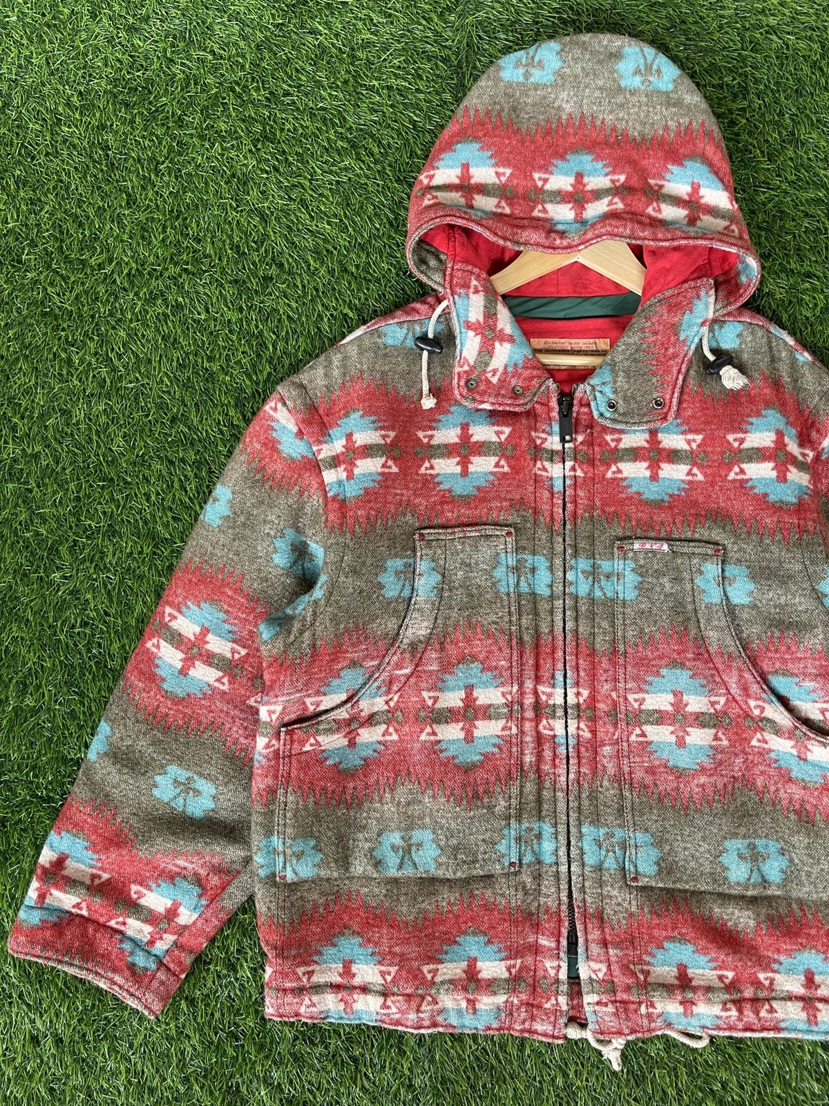 Vintage Very Rare🔥Vtg 60s/70s Rna Inc Native Navajo Heavy Jacket Size US XL / EU 56 / 4 - 14 Thumbnail