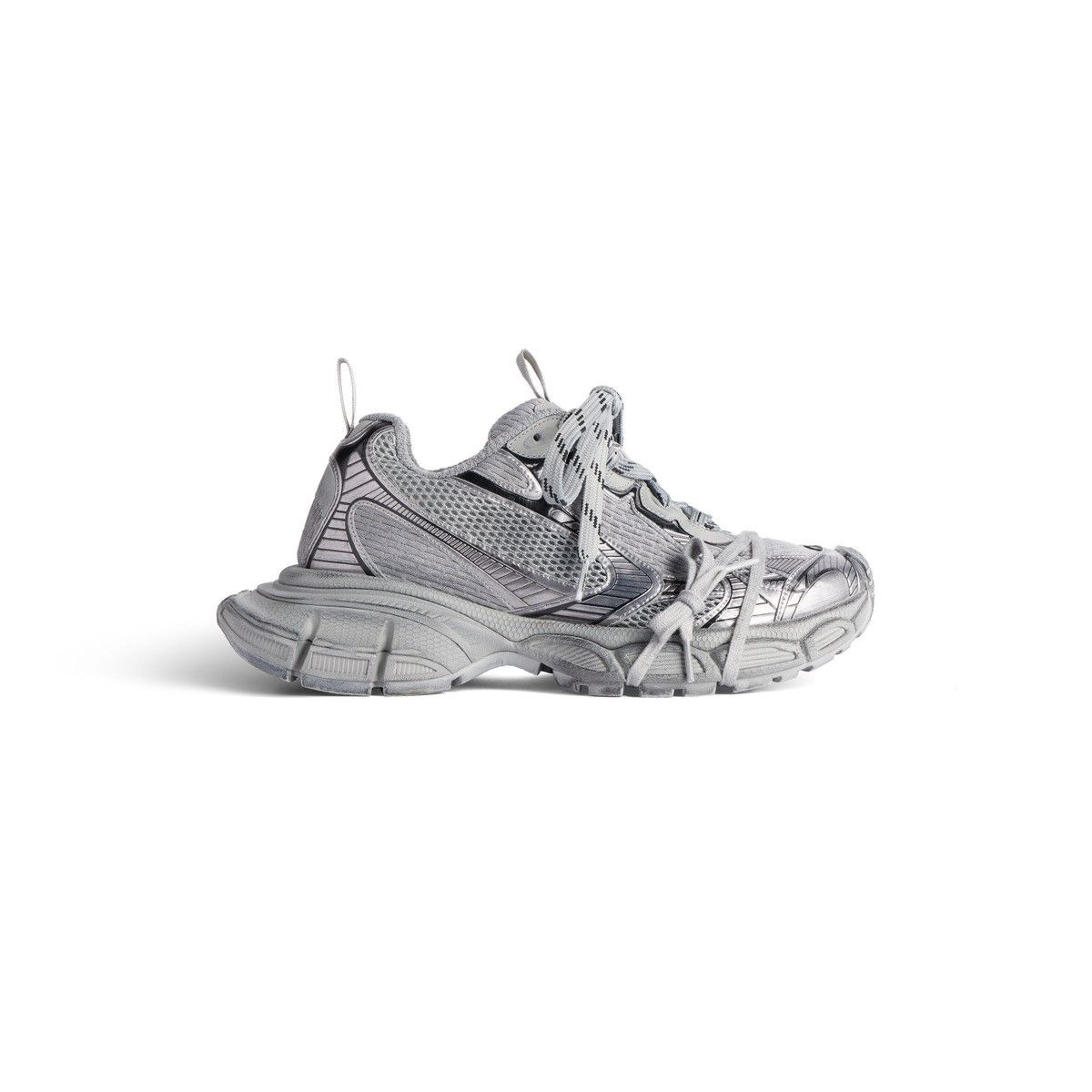 Balenciaga Balenciaga Grey/ Silver 3XL Sz.45 Size US 12 / EU 45 - 1 Thumbnail