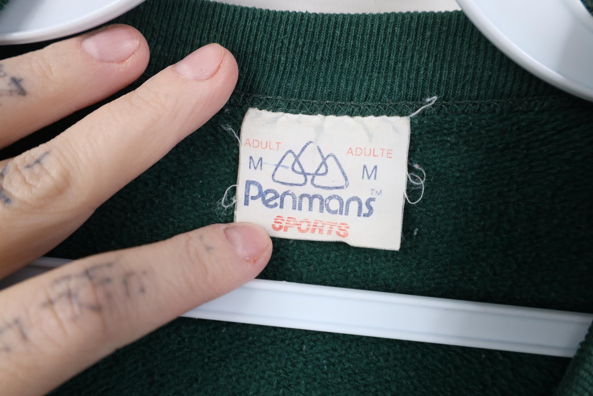 Vintage Vintage 80s Durham College Lords Athletics Canada Sweatshirt Size US M / EU 48-50 / 2 - 9 Thumbnail