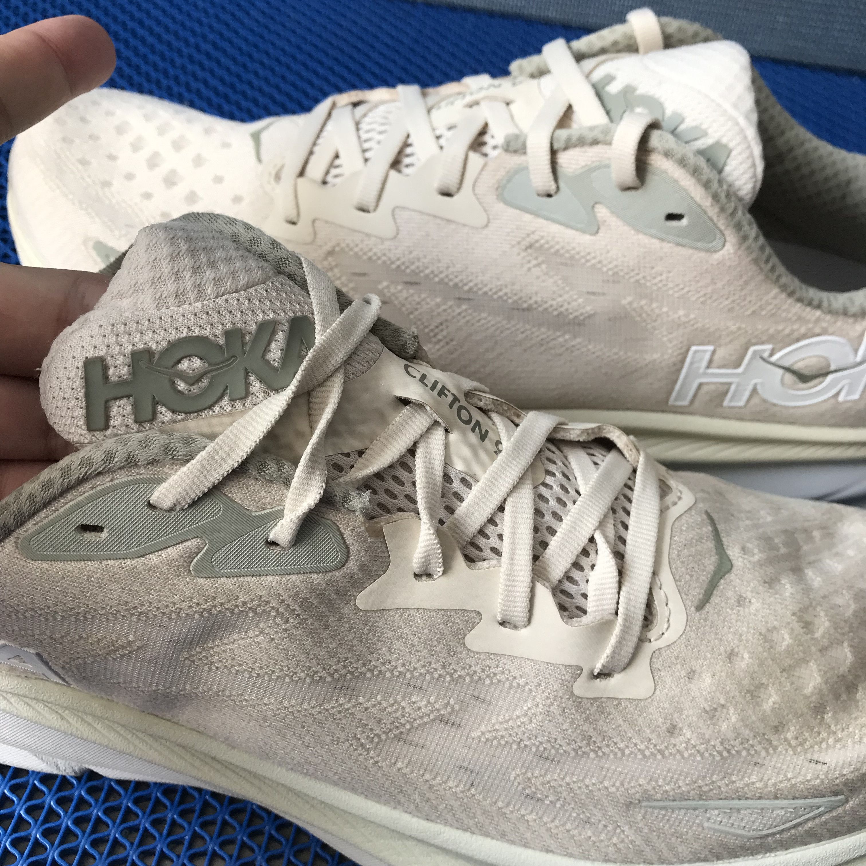 Hoka Hoka Clifton 9/H run running Tennis padel jogging shoes Size US 12 / EU 45 - 4 Thumbnail