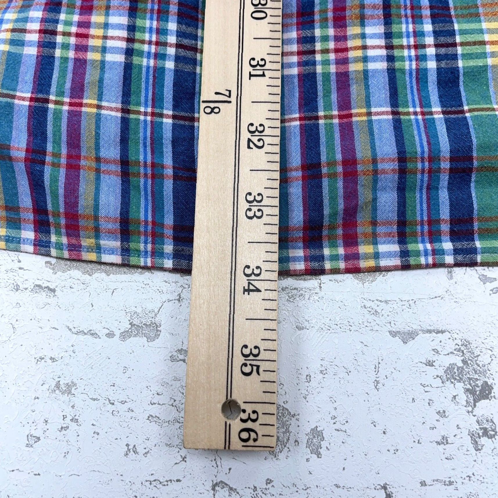 Ralph Lauren VINTAGE Ralph Lauren Men XL Button-Up Shirt Plaid Short Sleeve Blue Pink Casual Office Party Size US XL / EU 56 / 4 - 7 Thumbnail