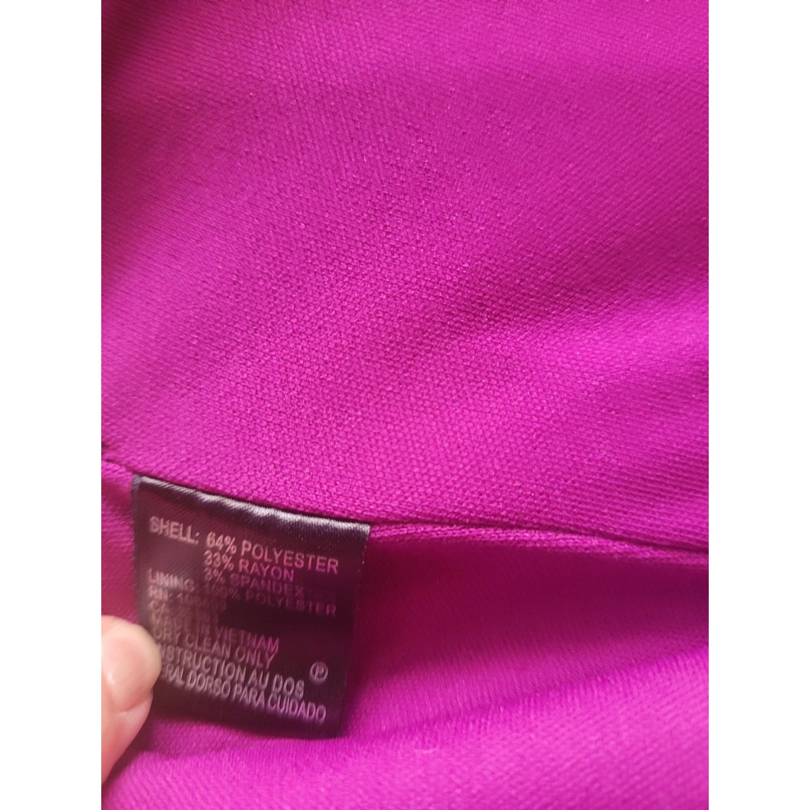 Elie Tahari Tahari Purple Dress Pockets Gold Hardware Lined Zip Back 8 Size M / US 6-8 / IT 42-44 - 9 Thumbnail