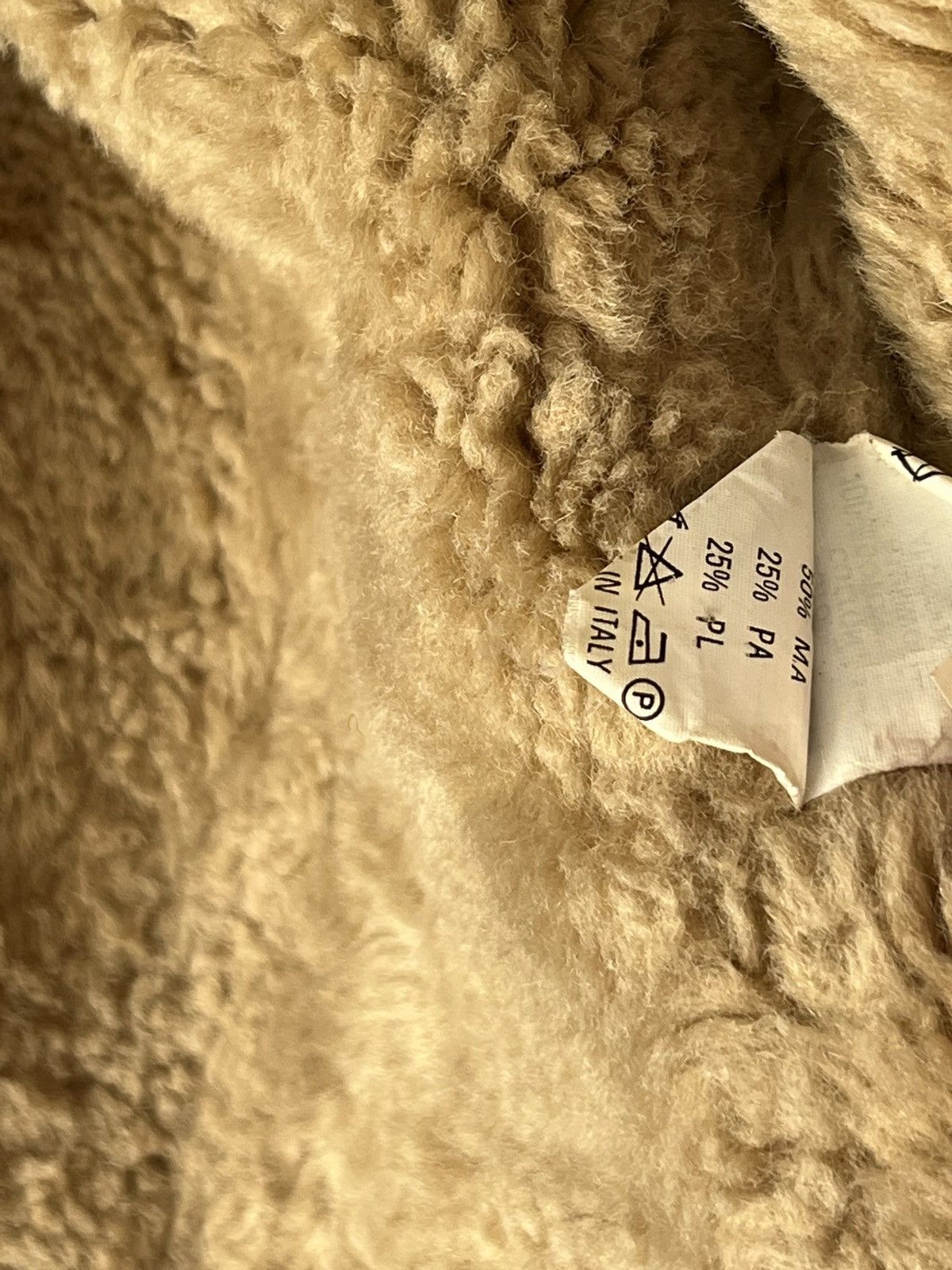 Diesel × Japanese Brand × Vintage Diesel DMB 1955 Vintage Waxed Cotton & Shearling Jacket Size US XL / EU 56 / 4 - 11 Thumbnail