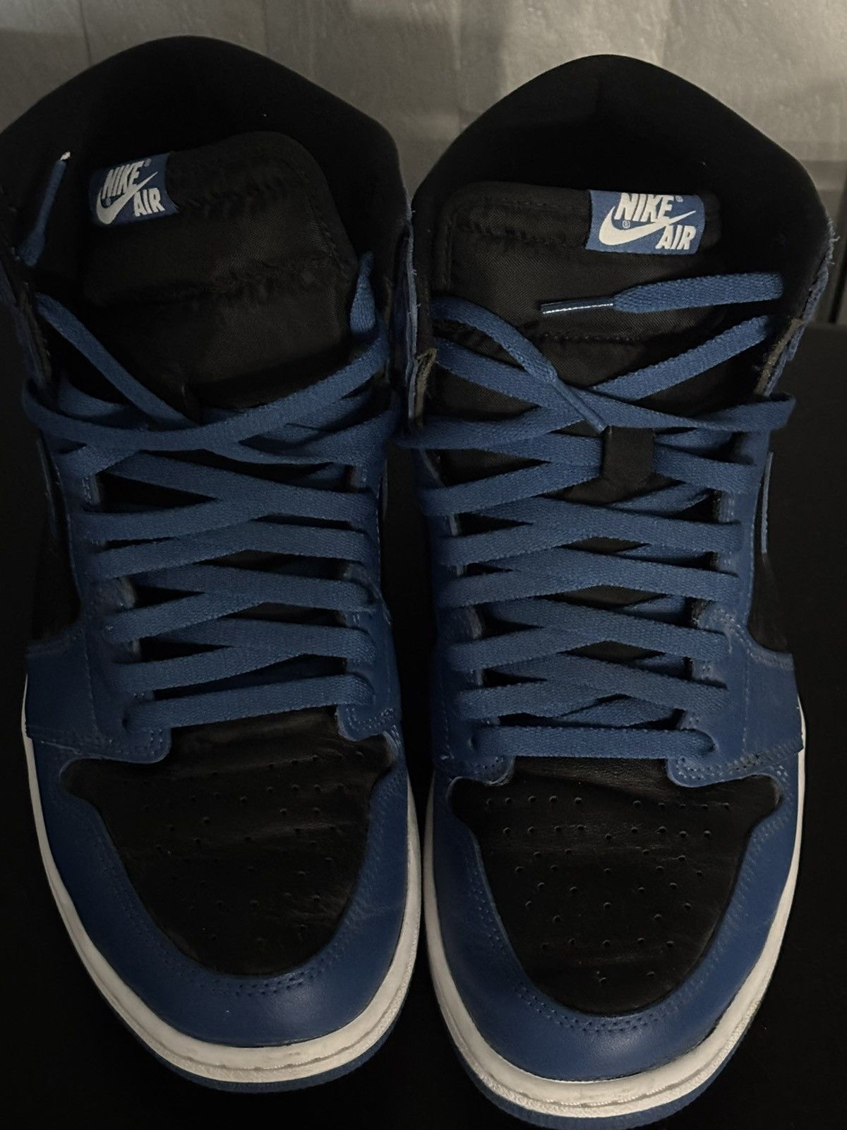 Jordan Brand Nike Air Jordan 1 Retro High Og “Dark Marina Blue” Size 11.5 Size US 11.5 / EU 44-45 - 4 Thumbnail