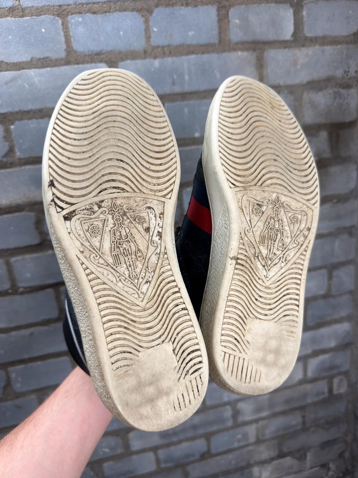 Gucci Gucci GG monogram supreme canvas high top trainers Size US 8 / EU 41 - 10 Thumbnail