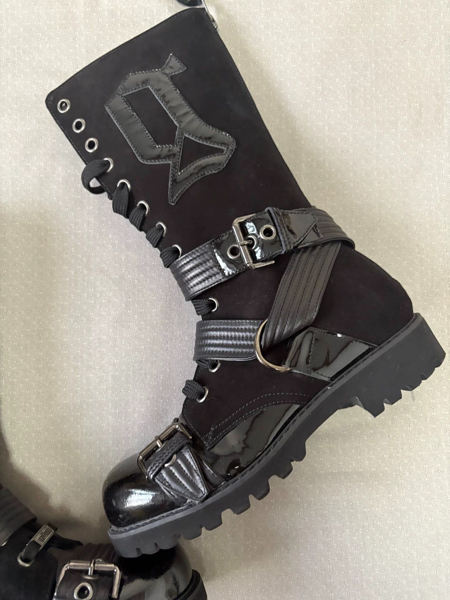 John Galliano John Galliano Vtg Deconstructed Multi-Strap Boot 38/39 Size US 7.5 / IT 37.5 - 4 Thumbnail