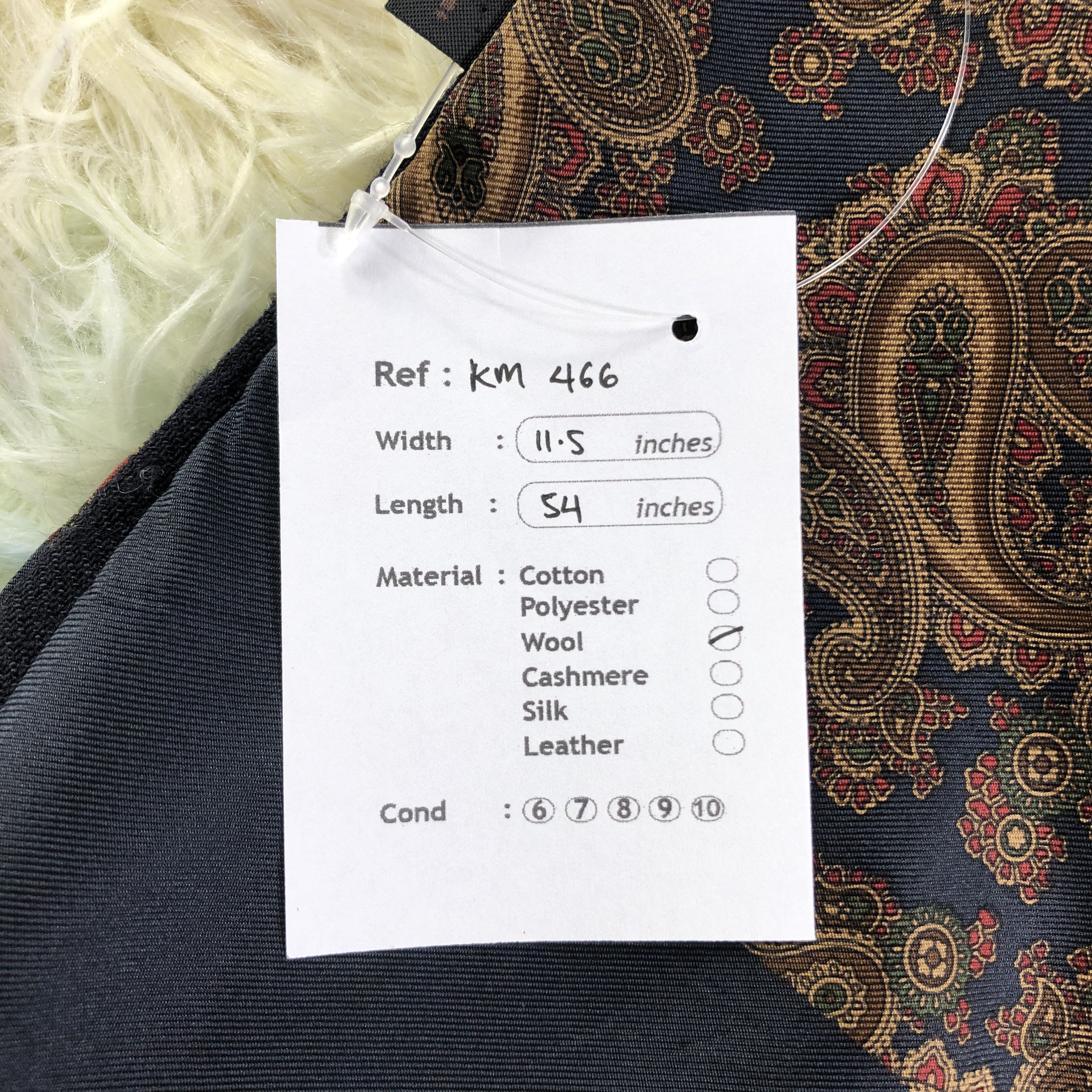 Vintage Silk Scarf / Muffler / Neckwear - KM466 Size ONE SIZE - 8 Thumbnail