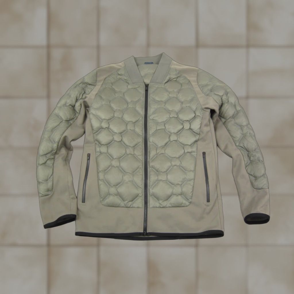 Under Armour Under Armour Jacket Adults Medium Green Bomber Jacket Down Insulation Zip Front Stand-Up Collar Pockets Logo Regular Fit Size US M / EU 48-50 / 2 - 1 Thumbnail