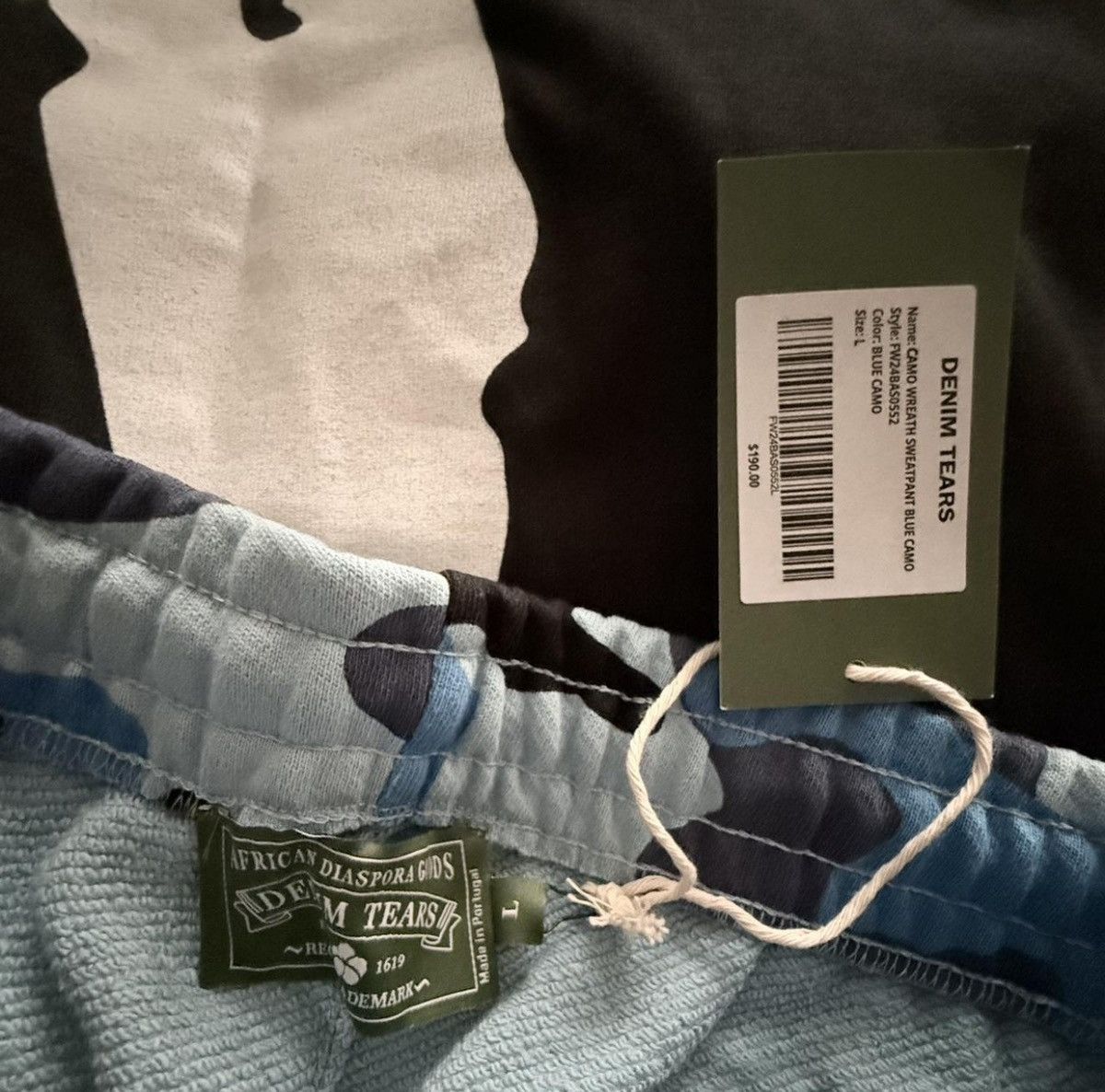 DENIM TEARS Denim Tears Blue Camo Sweatpants Size US 36 / EU 52 - 3 Thumbnail