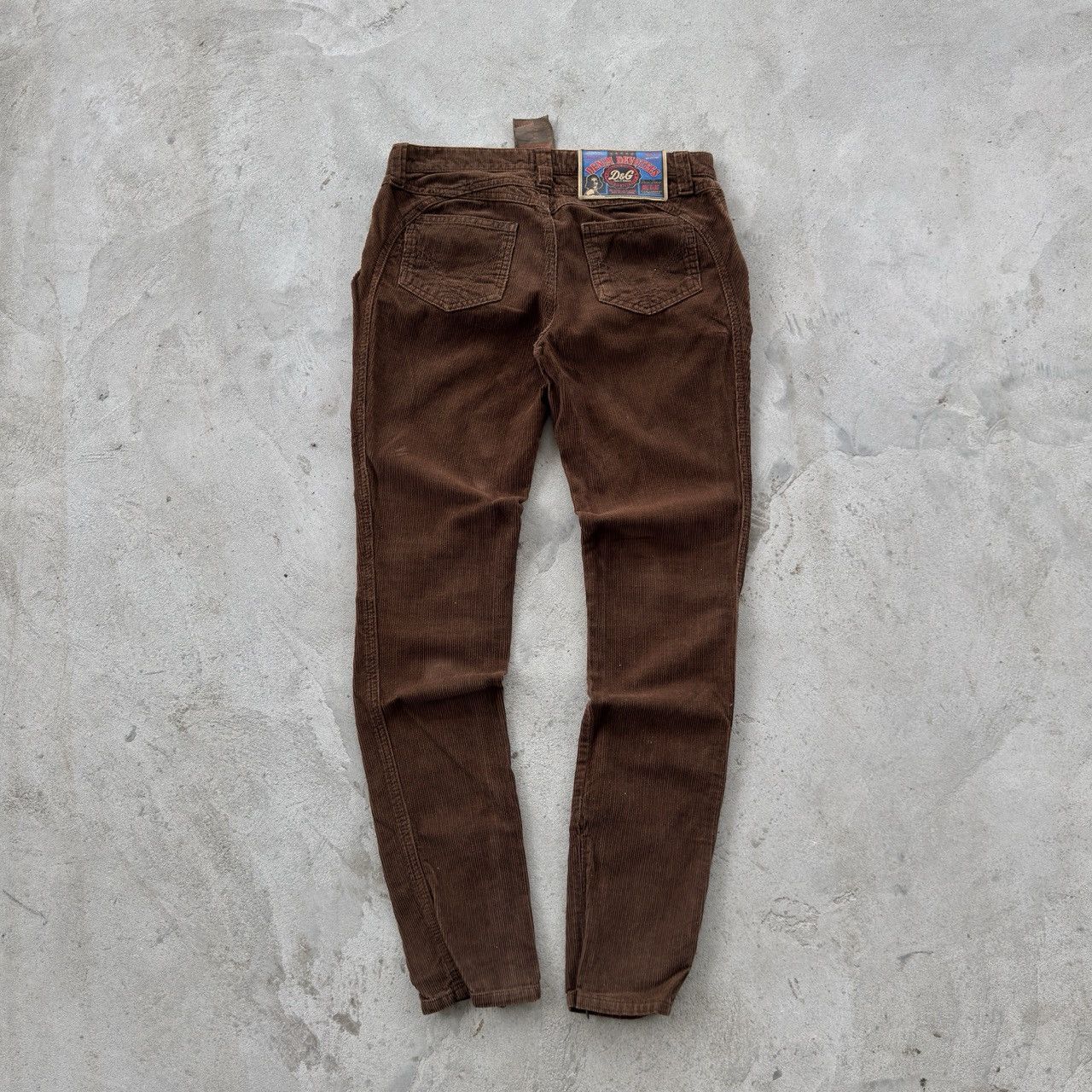Dolce & Gabbana Vintage Dolce & Gabbana Corduroy Archive Wonder Pants Size 26" / US 2 / IT 38 - 1 Thumbnail