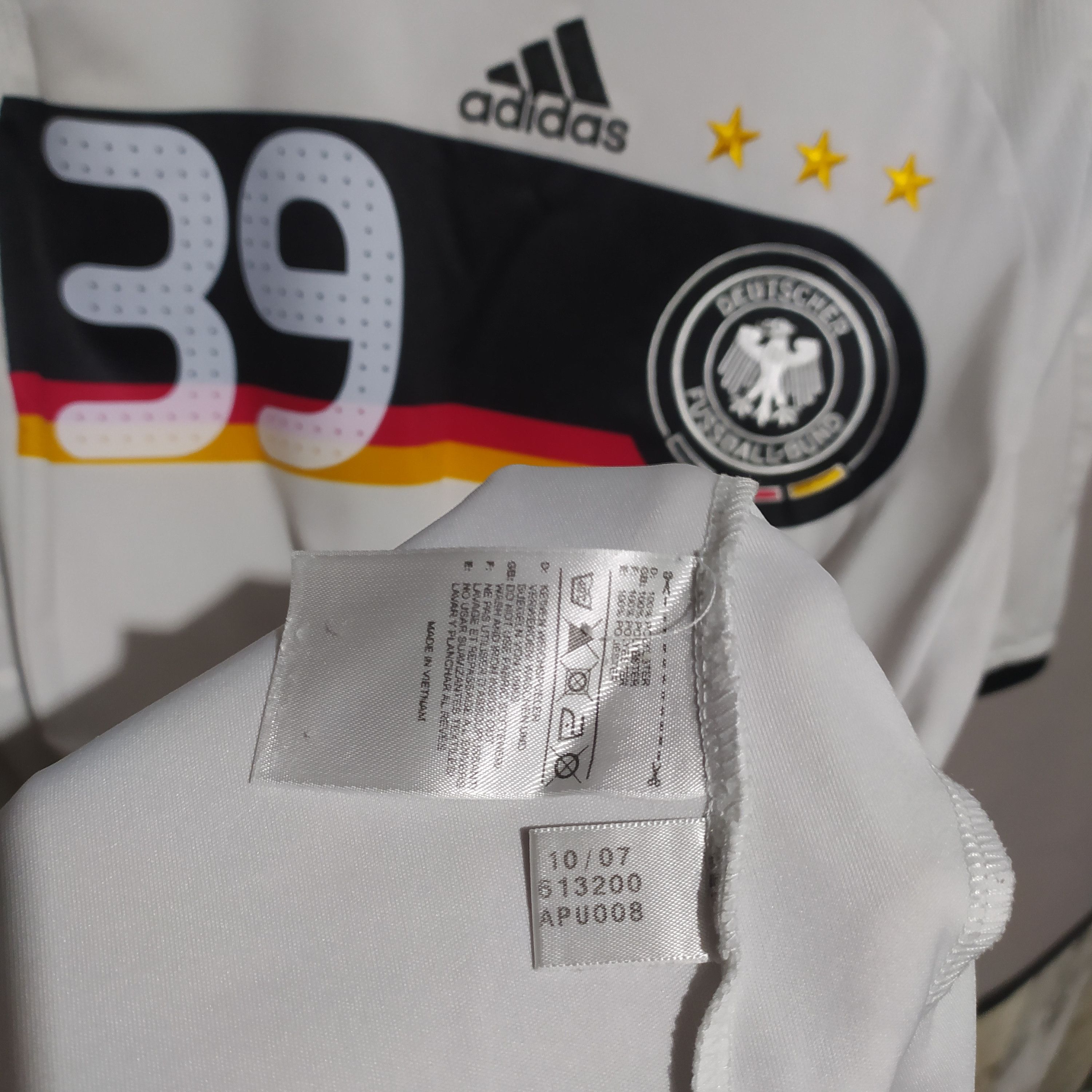 Adidas Adidas x 2008 Germany #39 Kroos Home Jersey Shirt Size US M / EU 48-50 / 2 - 9 Thumbnail