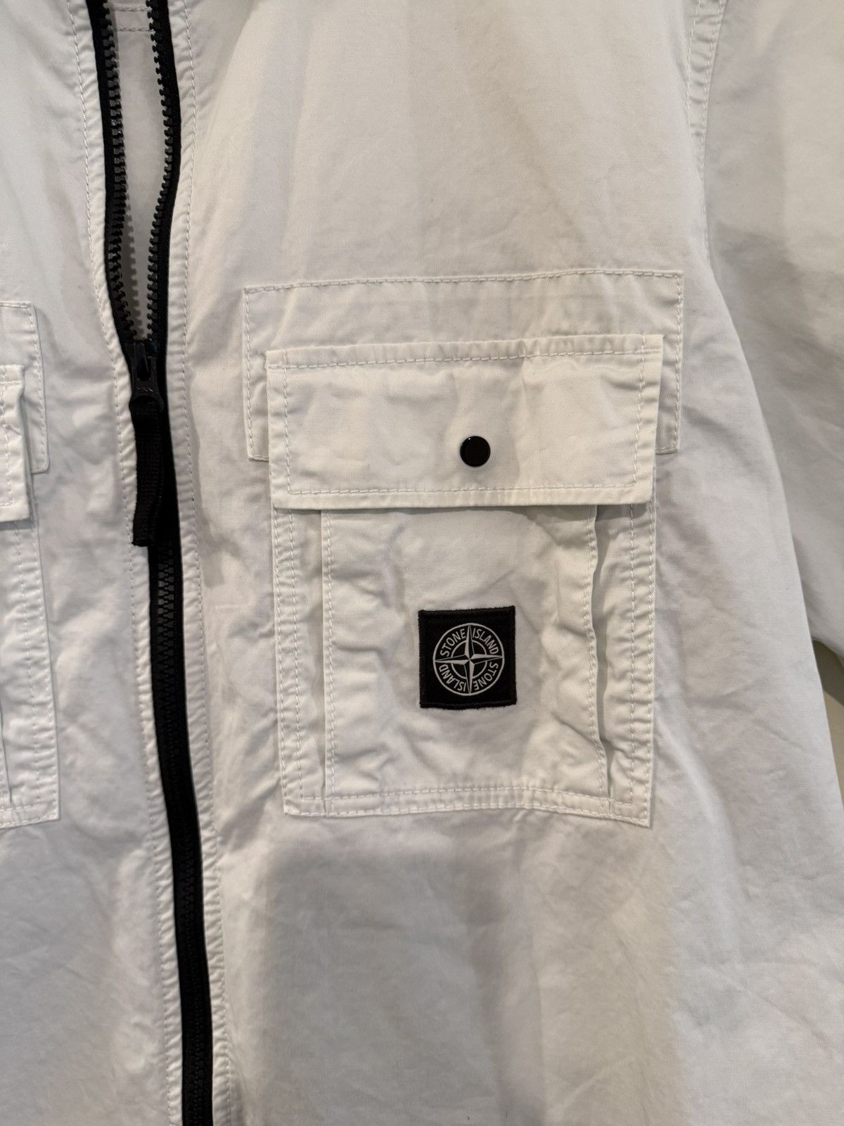 Stone Island Stone Island Zip Up Double Pocket Shirt Size US L / EU 52-54 / 3 - 5 Thumbnail
